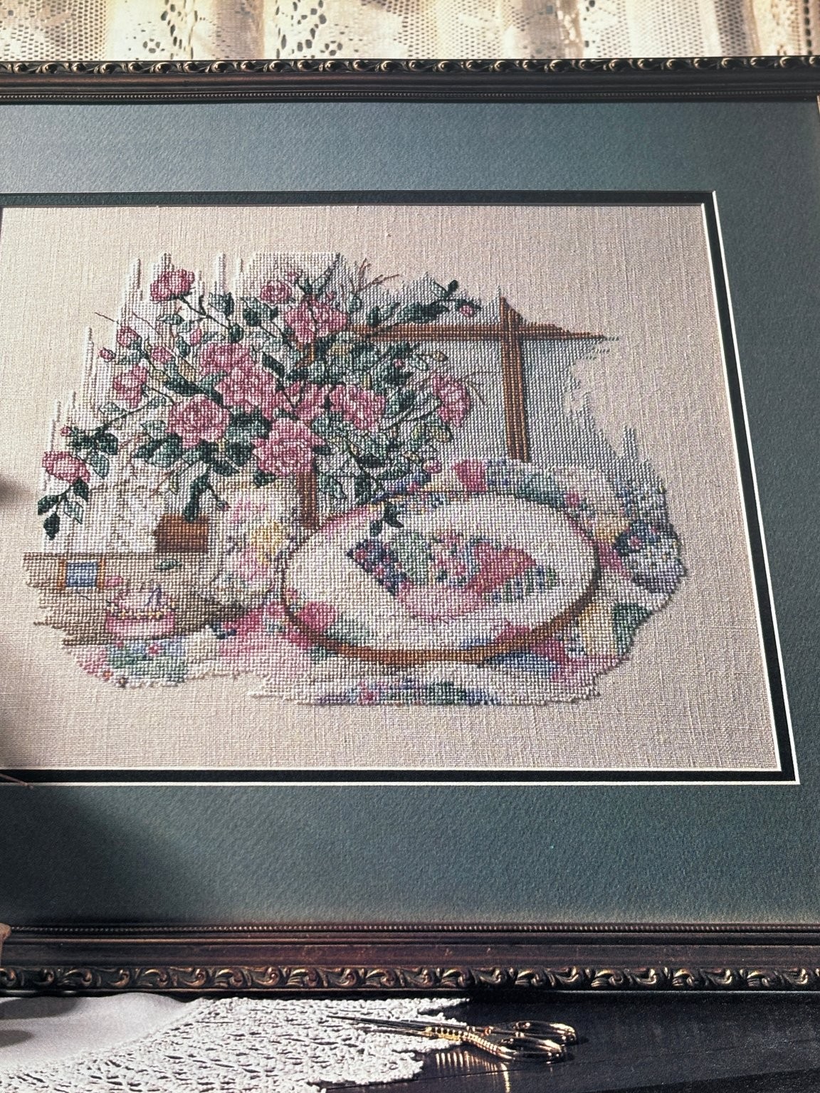 Delicate Beauties Counted Cross Stitch Pattern Pages from Book