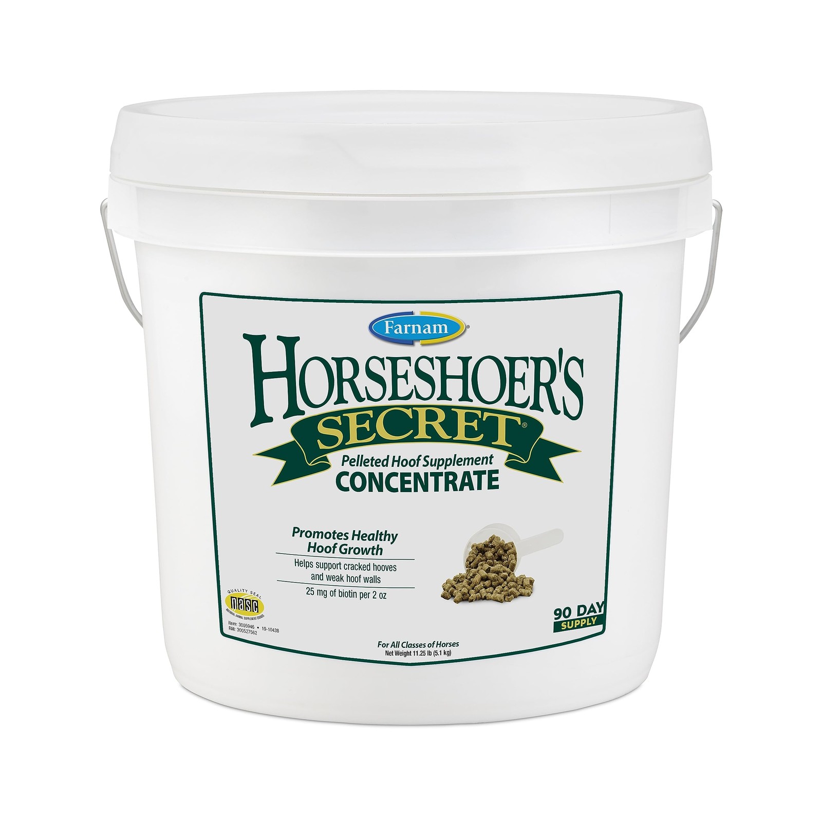Horseshoer s Secret Hoof Supplement Pellets 11.25 lb Promotes Healthy Hooves