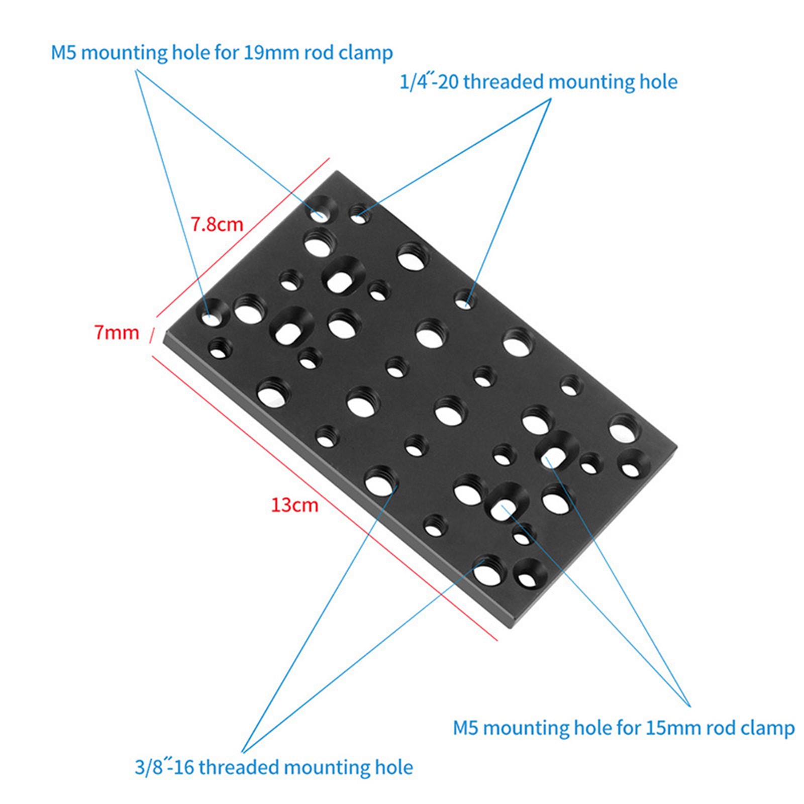 Multi-Purpose Switching Plate Cheese Board Easy Plate 1/4 3/8 For Canon 5D2 5D3