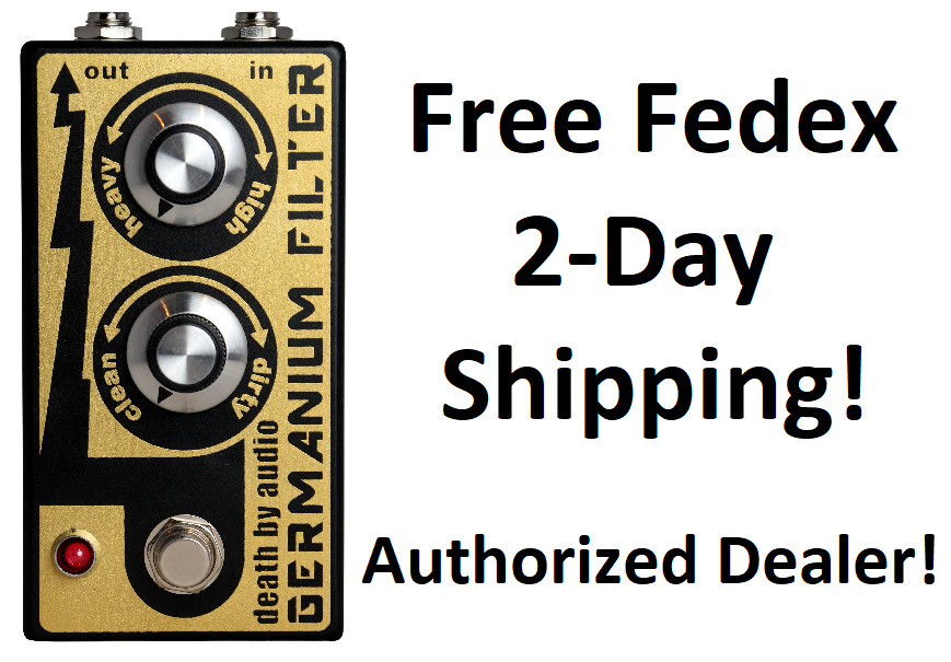 New Death By Audio Germanium Filter Guitar Effects Pedal