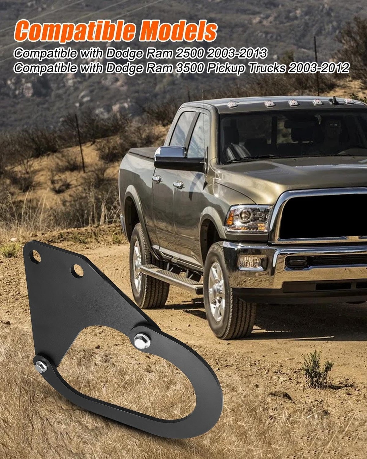 Front Driveshaft Loop Kit with Hardware Fits for Dodge Ram 2500 2003-2013 Ram...