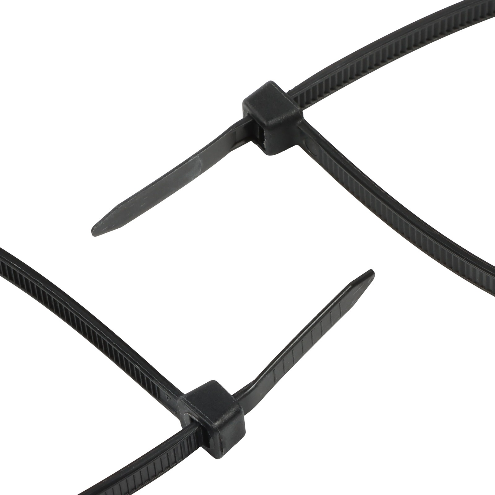 1000 Pack 12" Zip Ties Double-sided Toothed Cable Ties 100 lb Self-Locking