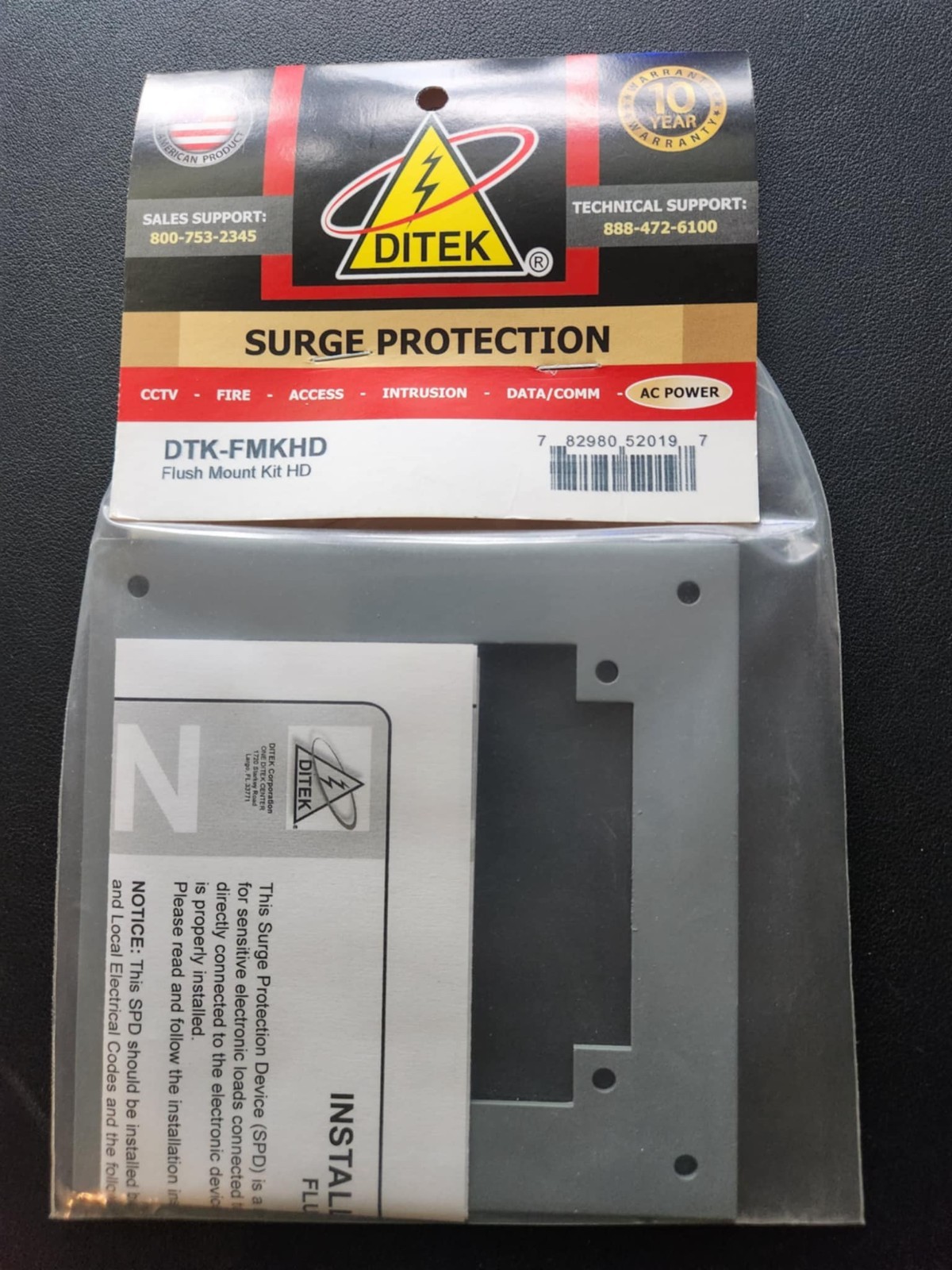 NEW Ditek DTK-FMKHD Flush-mount Kit for DTK-120/240HD