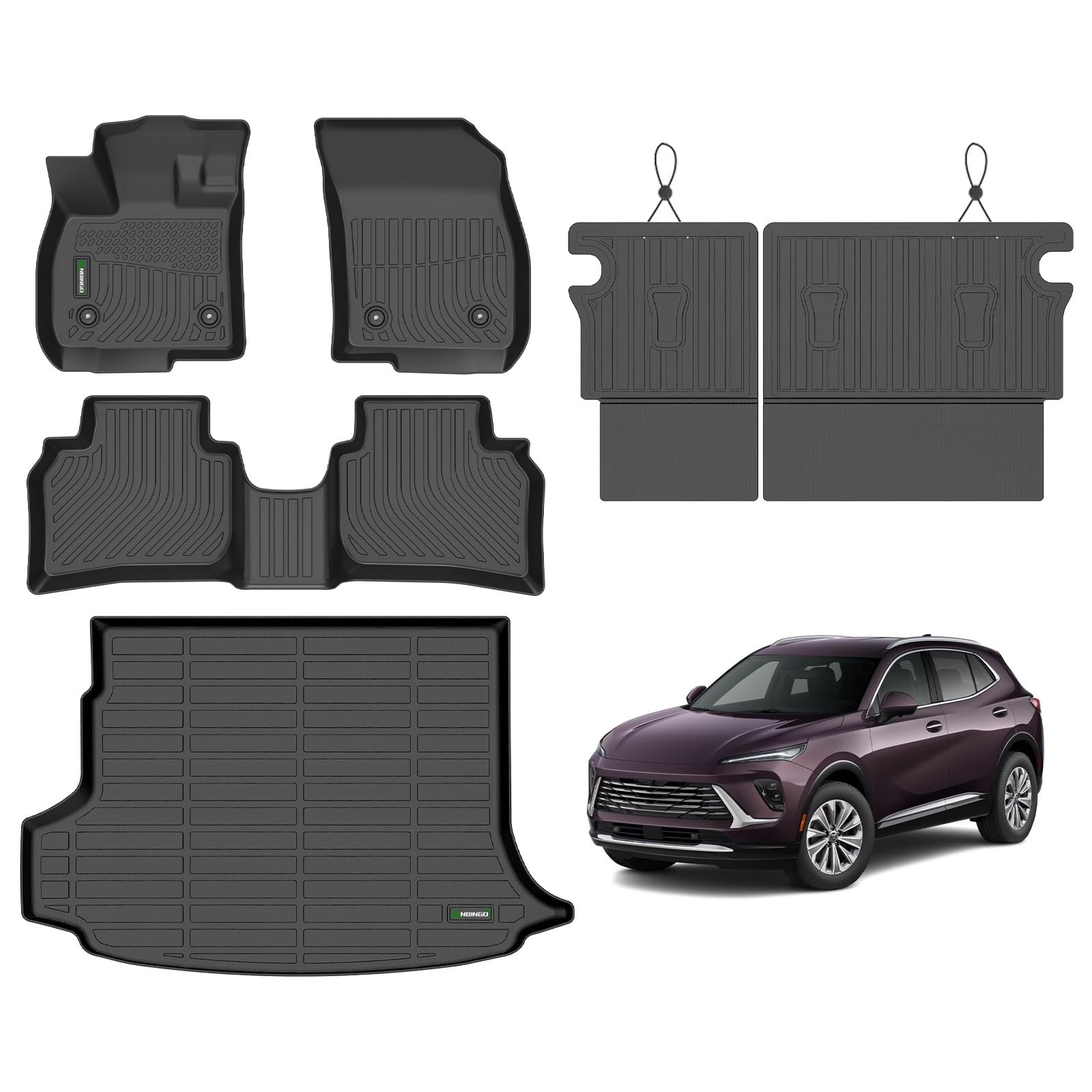 ANBINGO®Fit for Buick Envision Floor Mats Backrest Mat 2021-2026 for Buick