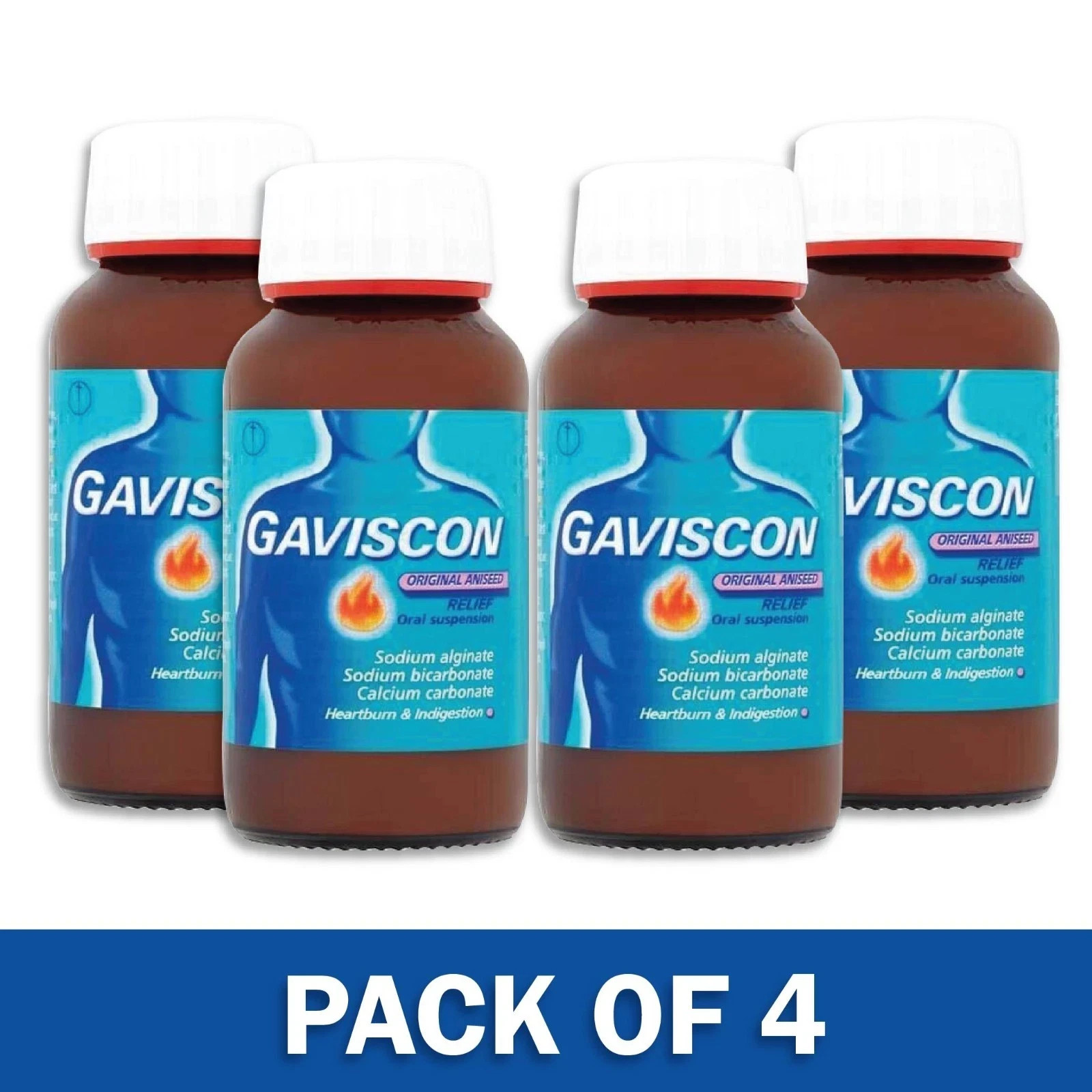 4 PACK GAV-I$Con-Original Liquids Aniseed 500ml