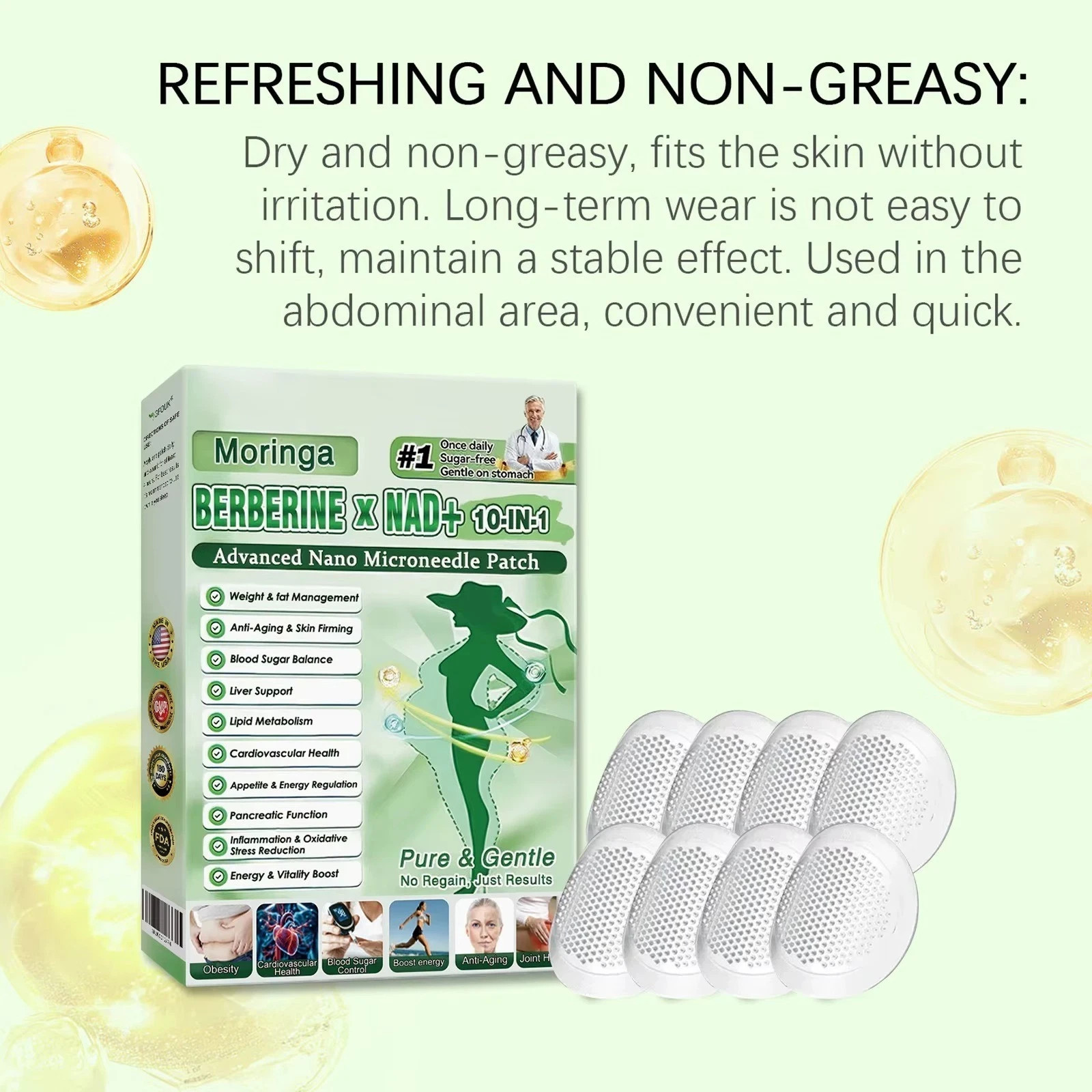 Body Shaping Patch 10-IN-1 Advanced Nano Microneedle Patch (7pcs/box)