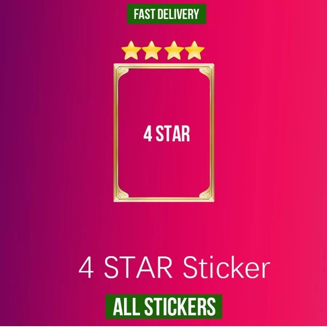 Sticker Curtain Call 4 Star ⭐  Set 6 Fastest Delivery
