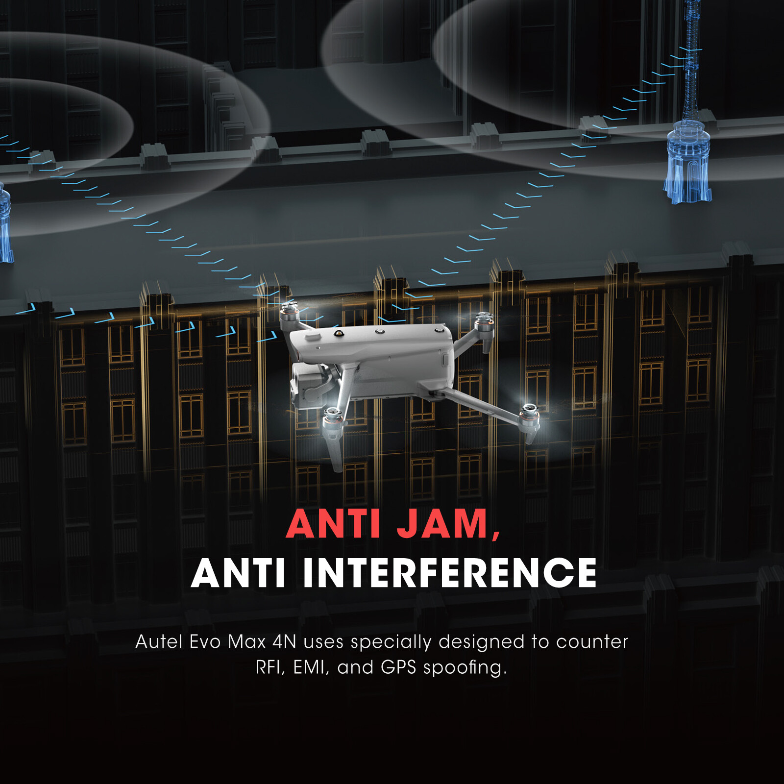 Autel EVO MAX 4N V2 - Starlight Vision Wide-Angle Thermal Laser Rangefinder