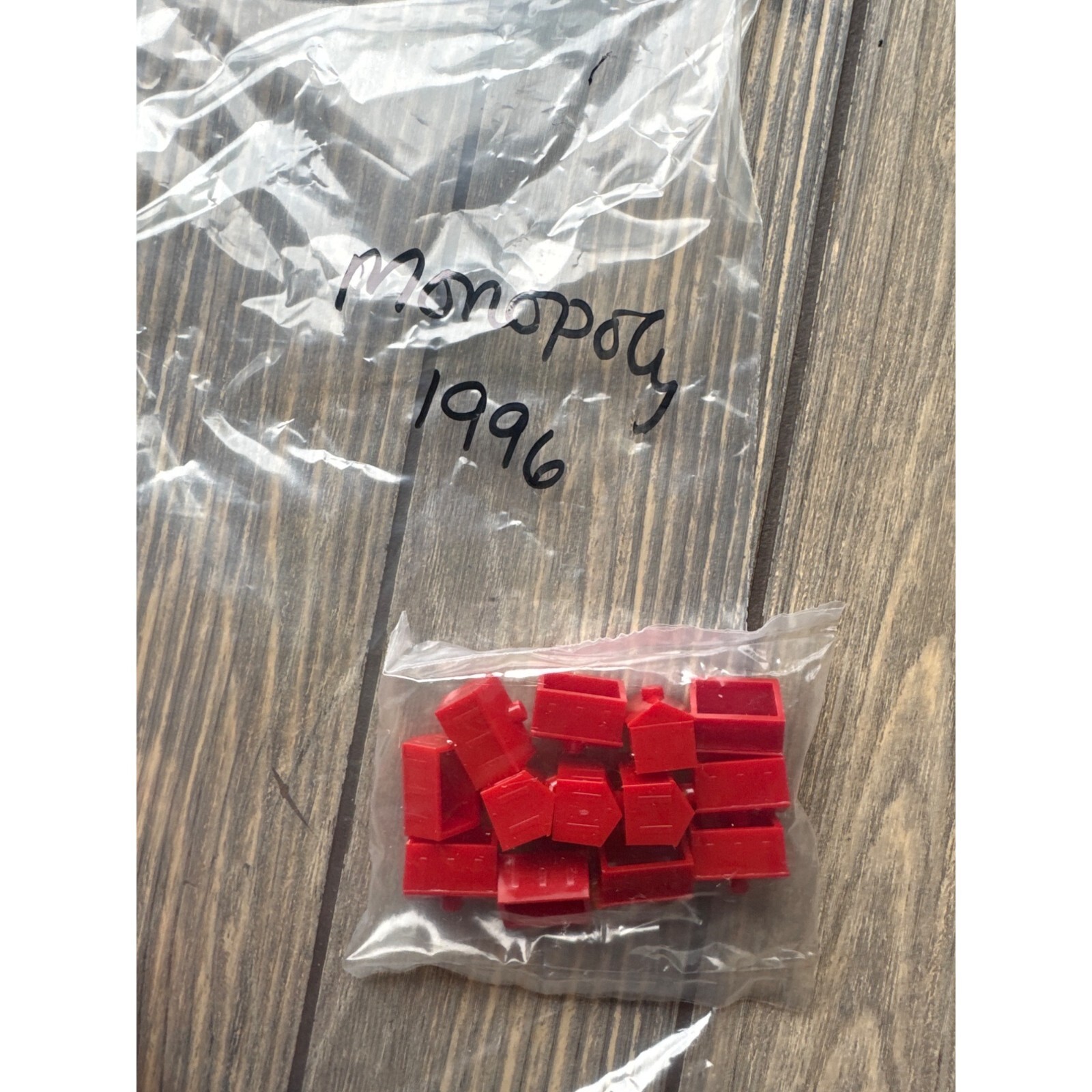 Vintage 1996 Monopoly Replacement Red Hotel Pieces (11)