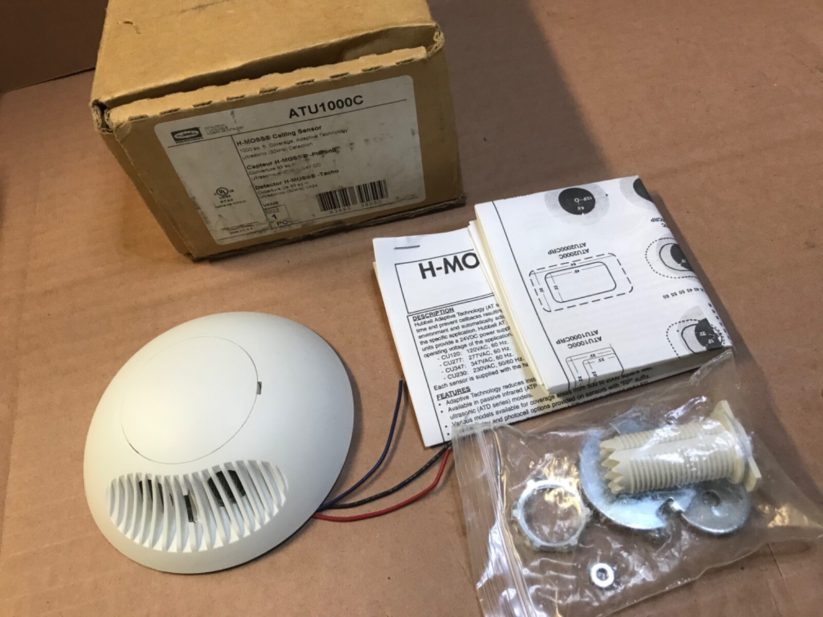 Hubbell ATU1000C H-MOSS Ceiling Occupancy Sensor *NEW*