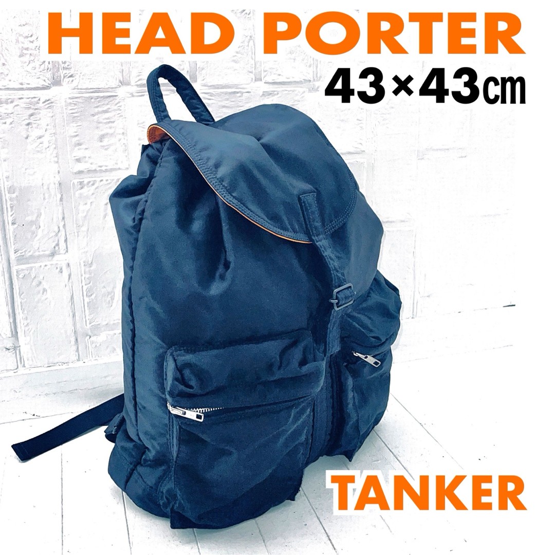 HEAD PORTER Yoshida Backpack Tanker Black Used From Japan