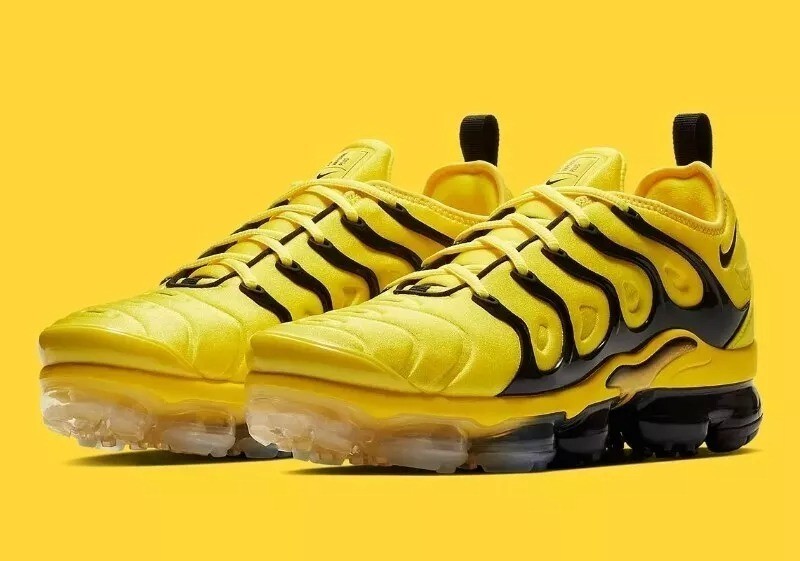 New Nike Air VaporMax TN Plus Yellow,Peak Color Men's Size 7-12