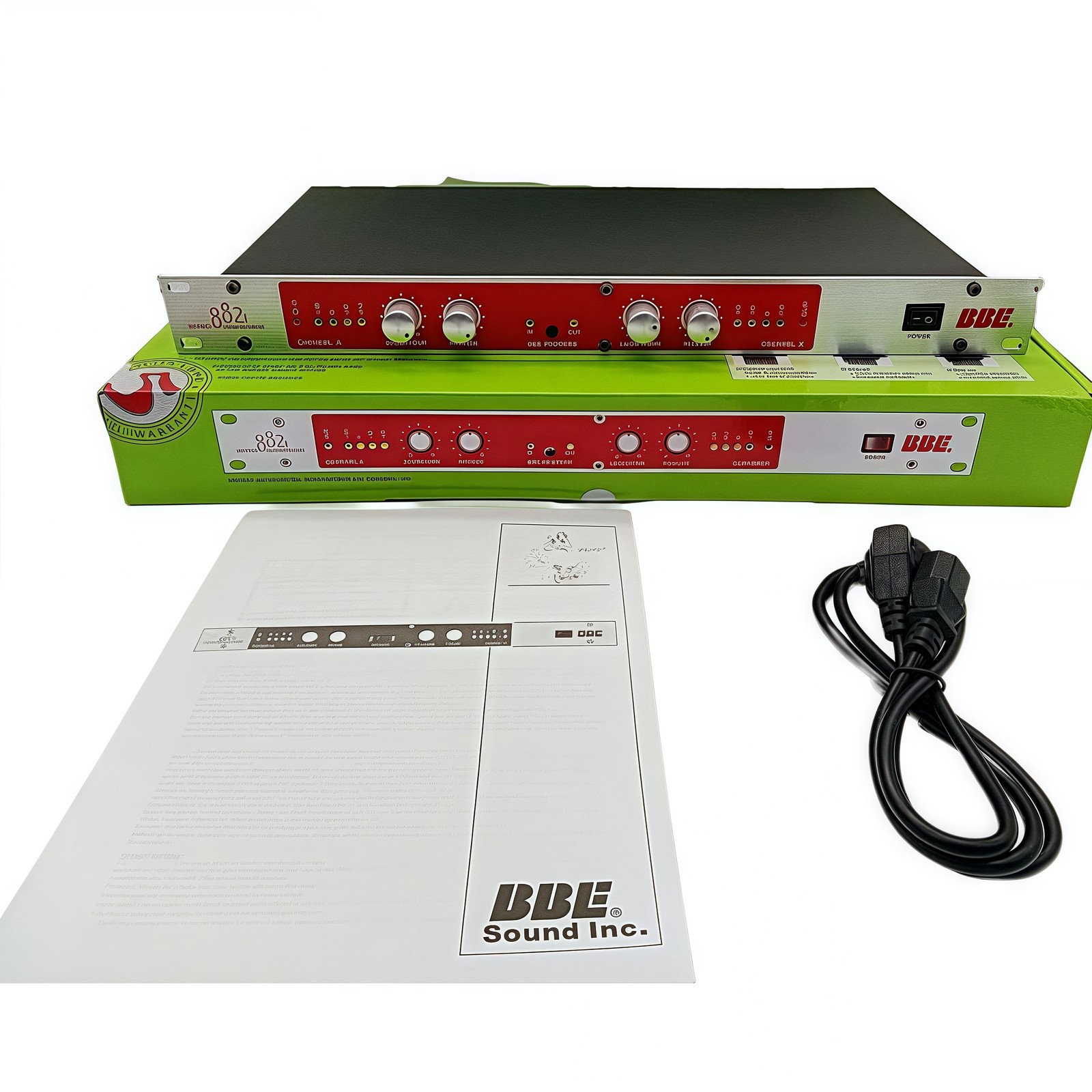 NEW 882i BBE Sonic Maximizer Rackmount Unit 1U With 1PCS XLR Cables