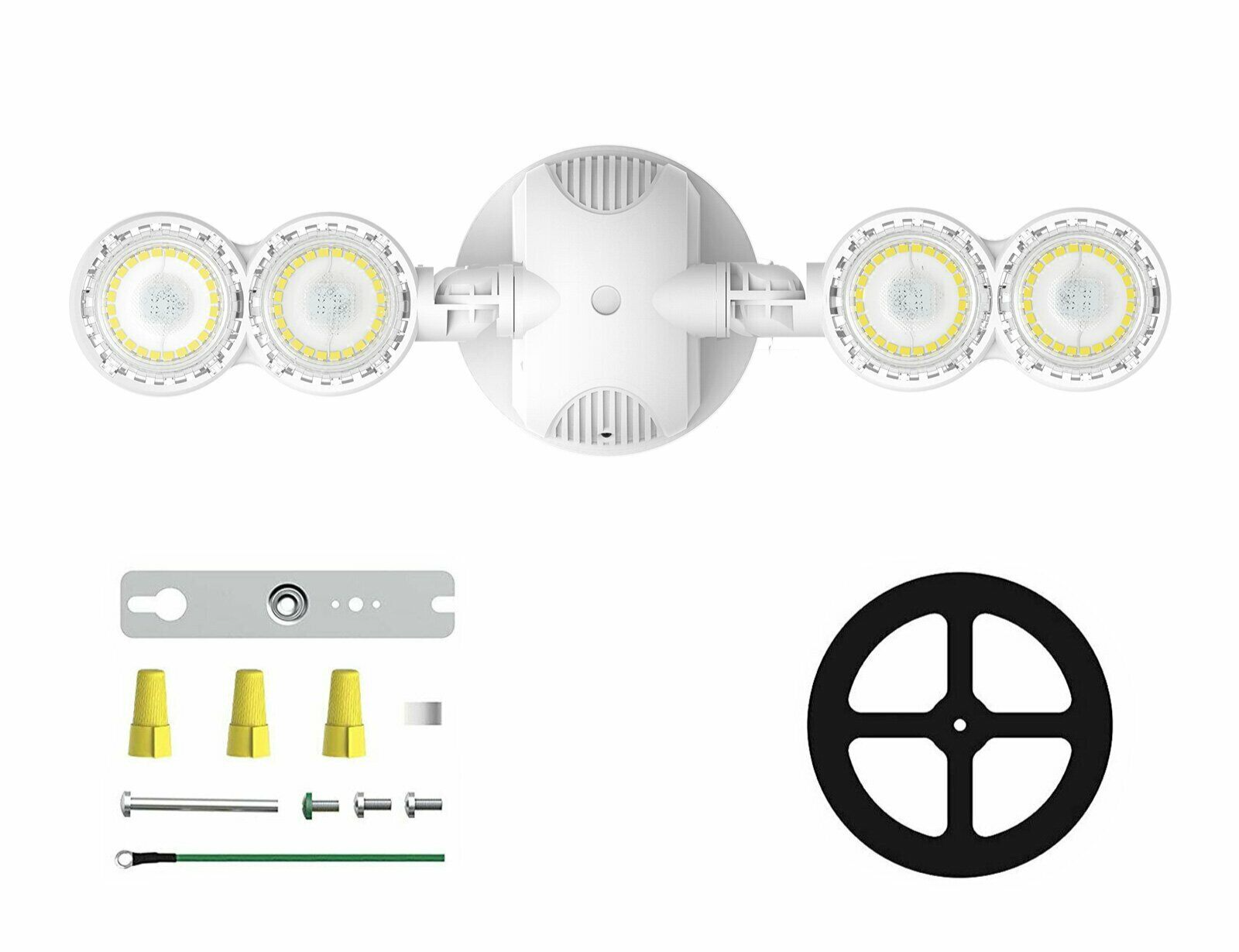 SANSI 4000lm LED Security Light Dusk to Dawn Light Sensor 30W (400W Equiv.) ETL