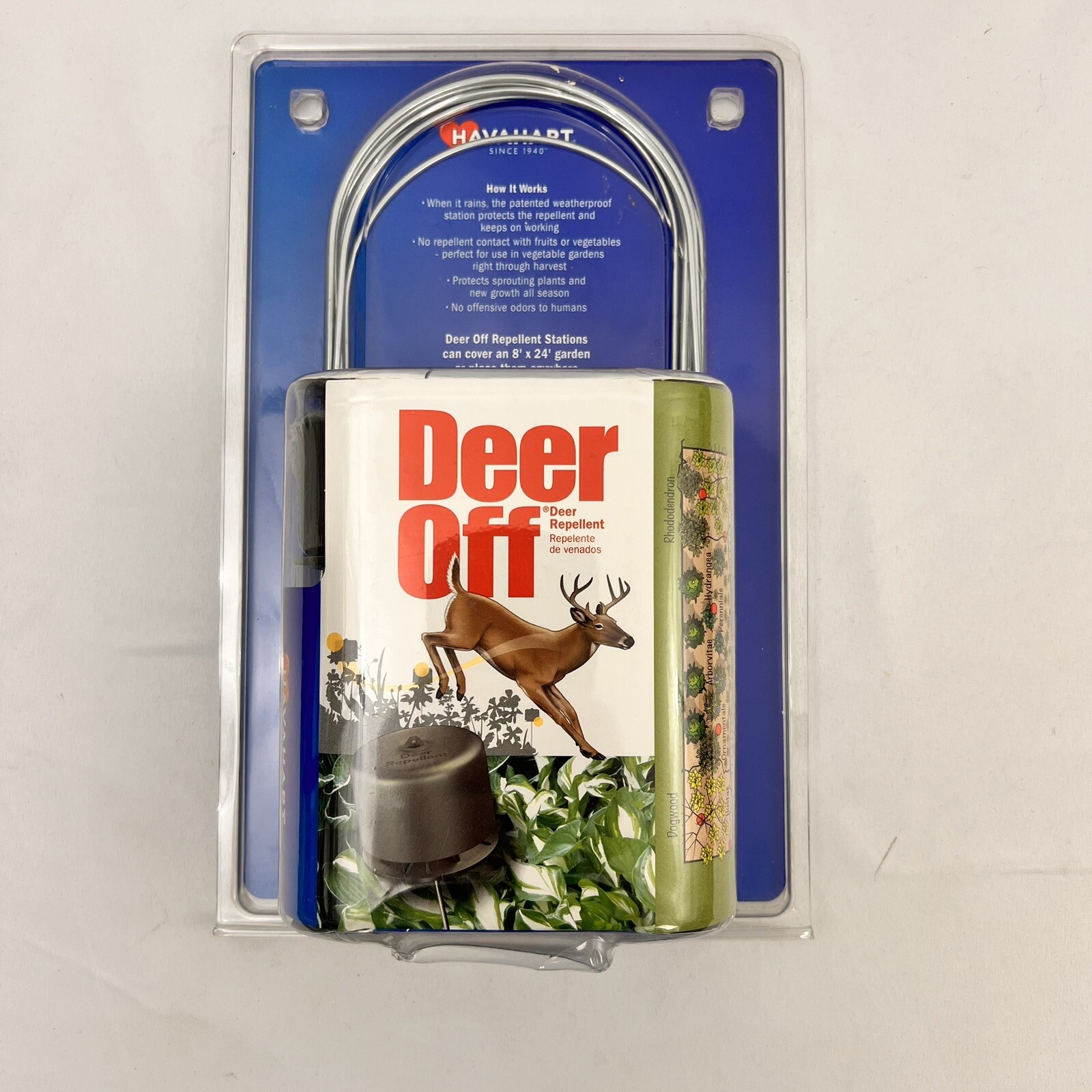 Havahart Deer Off Waterproof Pack of 6 Stations and Stakes New Sealed