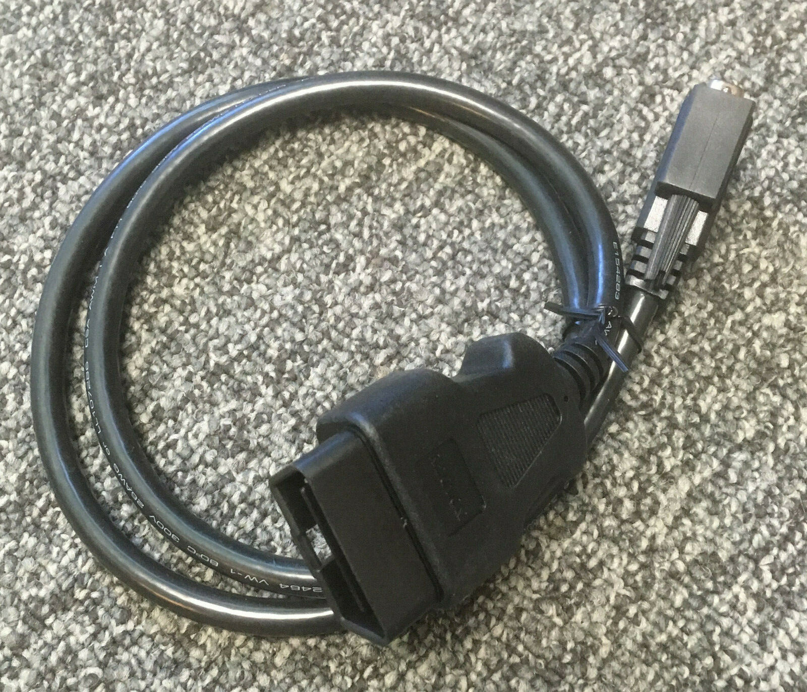 Diagnostic Tool OBD2 16Pin to Male DB9 RS232 Adapter Cable 3ft