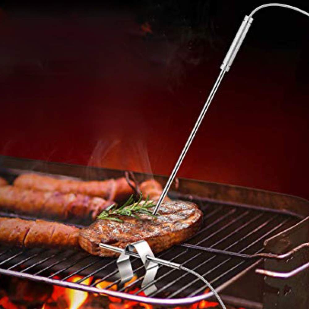 Upgraded Thermpro Probe Replacement Thermopro Meat & Ambient Probe, Silver
