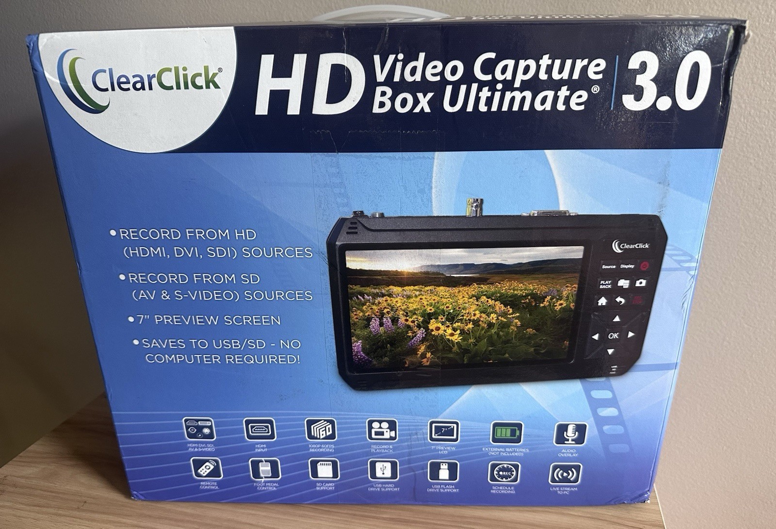 ClearClick HD Video Capture Box Ultimate 3.0 HDMI, DVI, SDI, RCA, AV, VGA, YPbPr