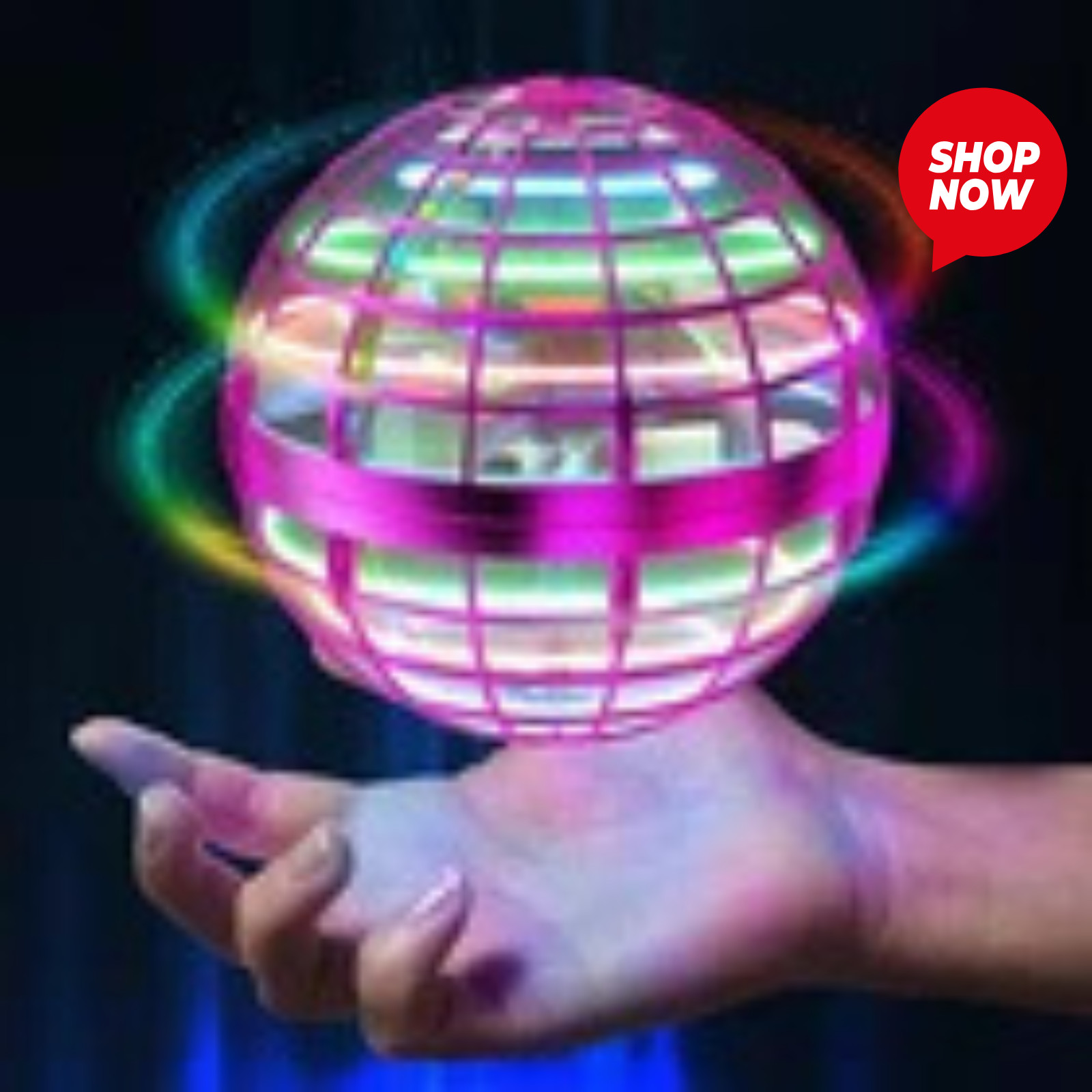 Flying Orb Ball Boomerang Fly Nebula Spinner Toys Soaring Hover UFO Mini Drone