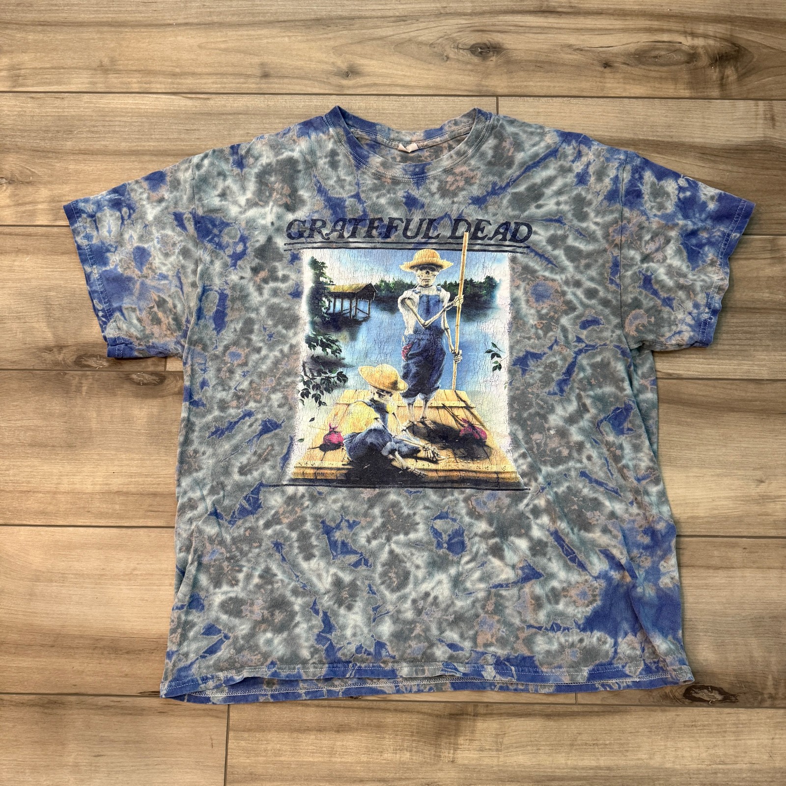 Grateful Dead Tom Sawyer Row Jimmy Hippie Huck Finn Music Shirt Size XL