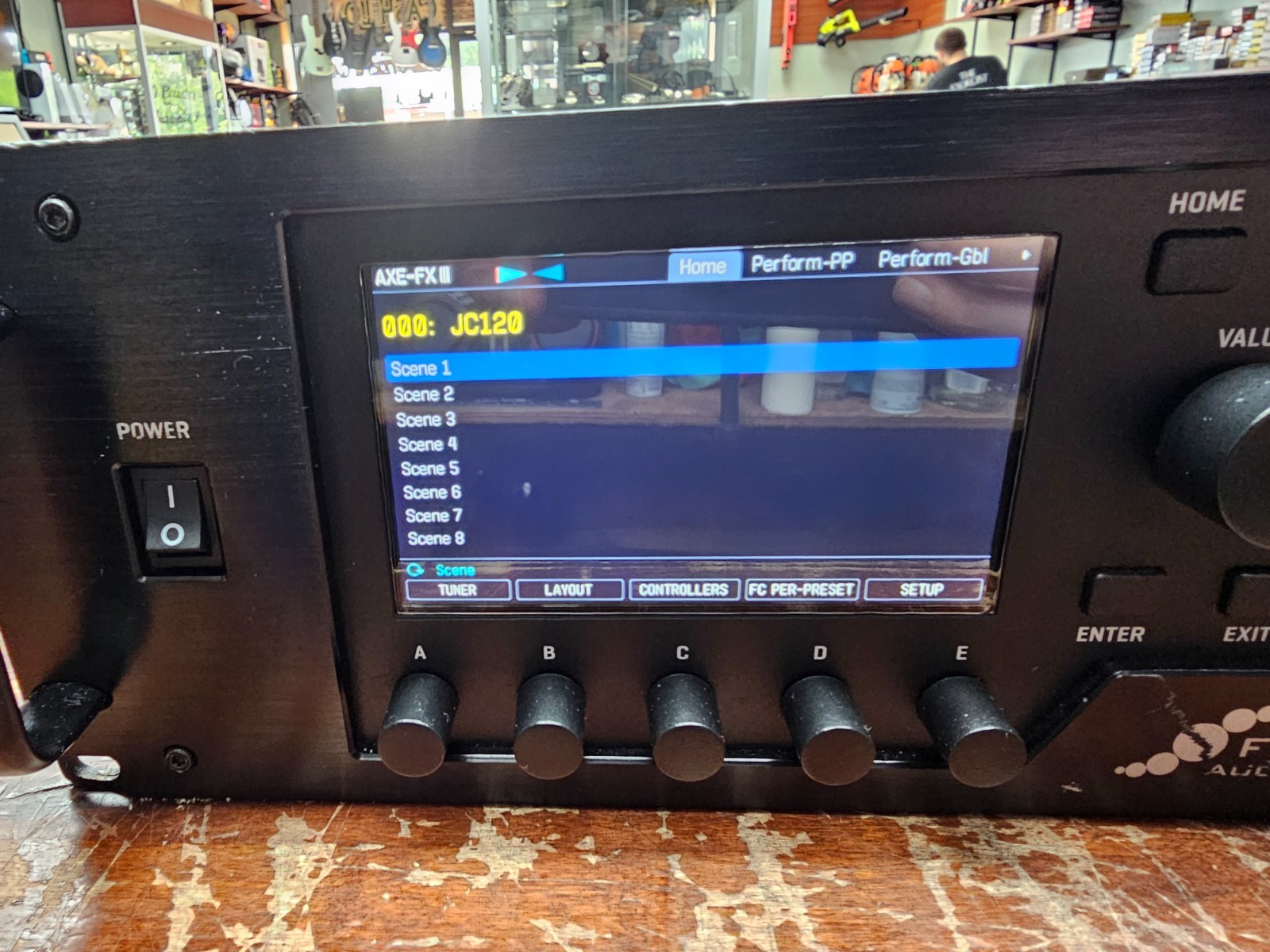 Fractal Axe FX III Preamp/FX Processor 1st Generation W/ Power Cable