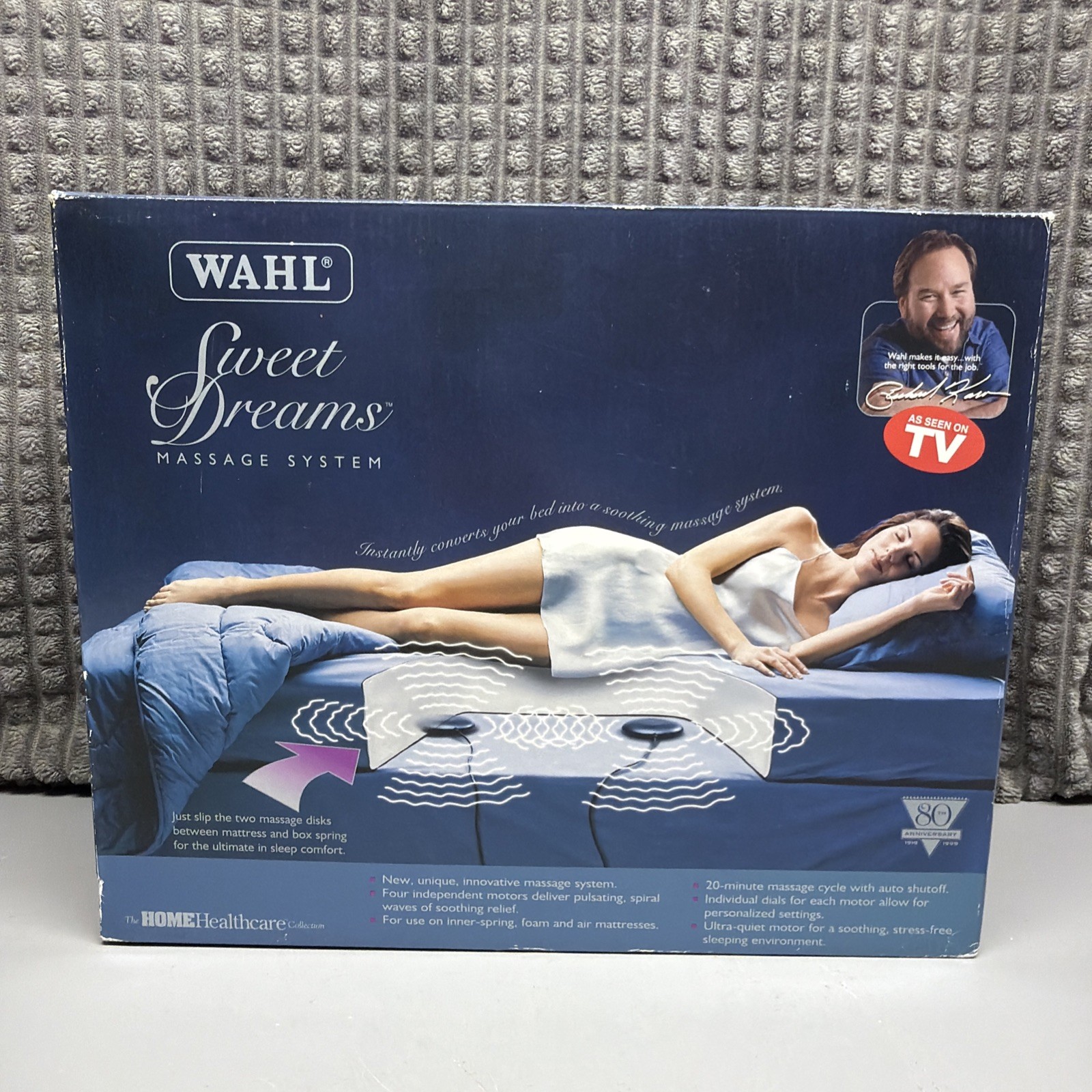 New WAHL Sweet Dreams 4090 Under Mattress Sleep Bed Recliner Sleeping Massager
