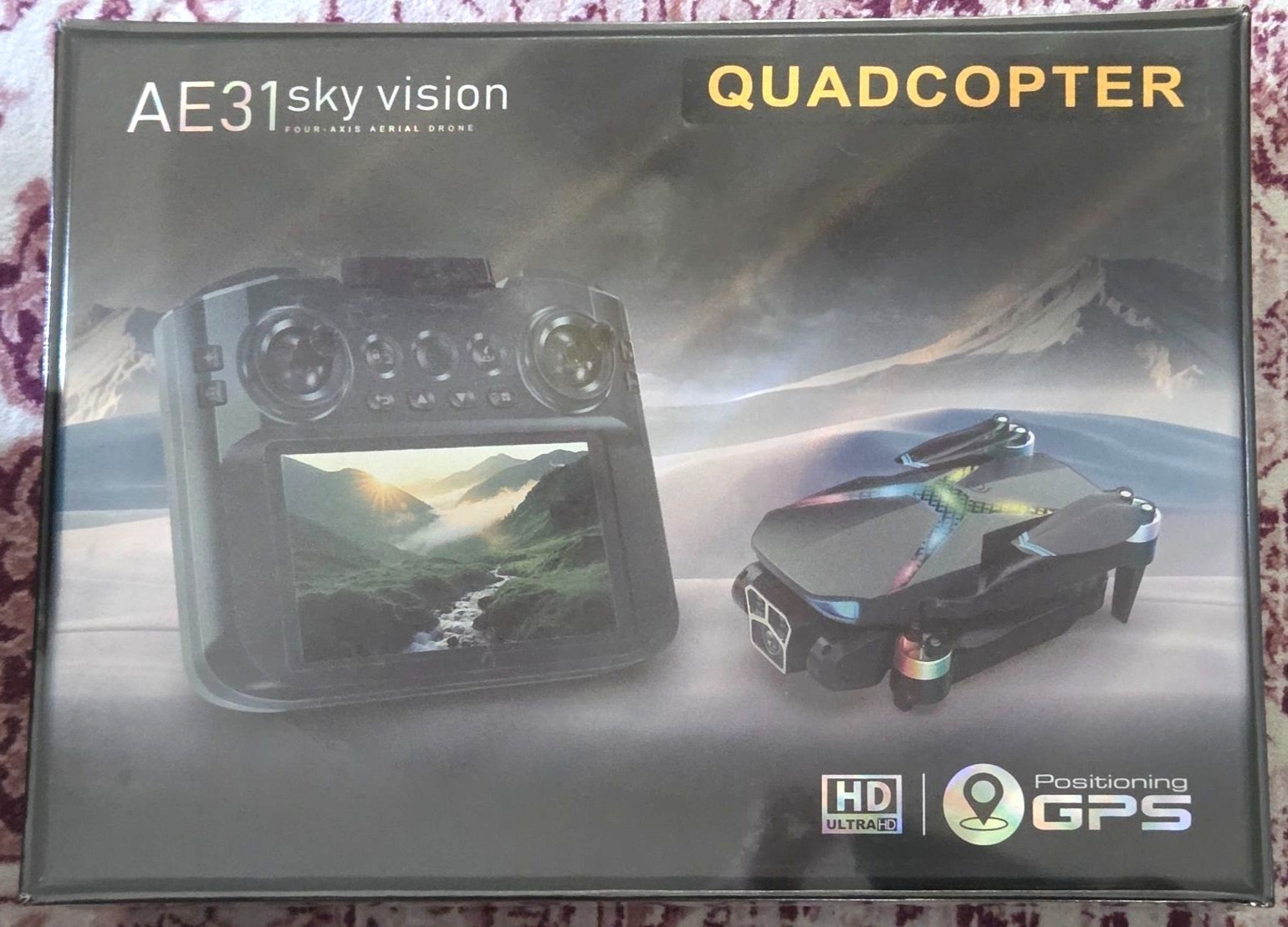 DMES AE31 Sky Vision GPS Quadcopter HD Camera 14+ Black