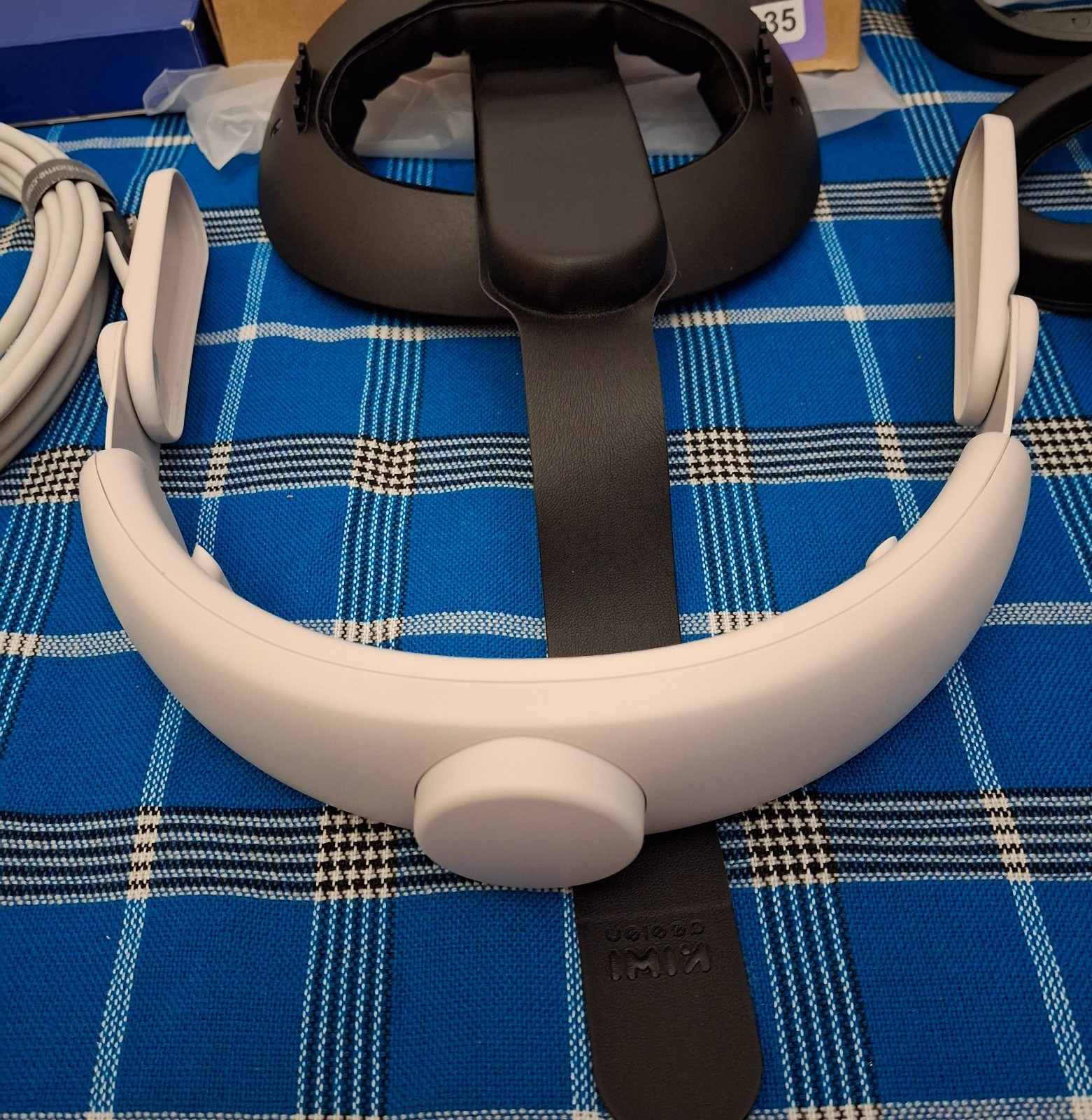 KIWI Oculus Quest 2 Accessories Bundle Lot Comfort Head Strap VR Cable Face Pad