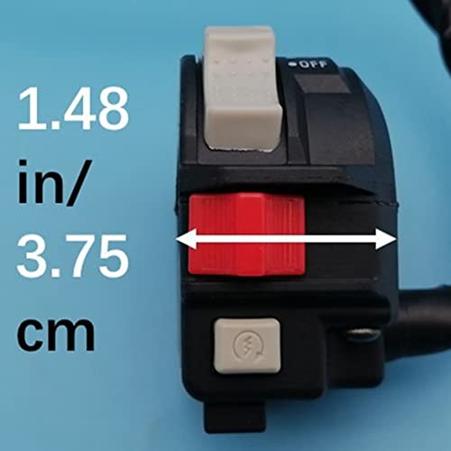 Start Light Kill Switch Left Handlebar Compatible with Yamaha Big Bear Warrior