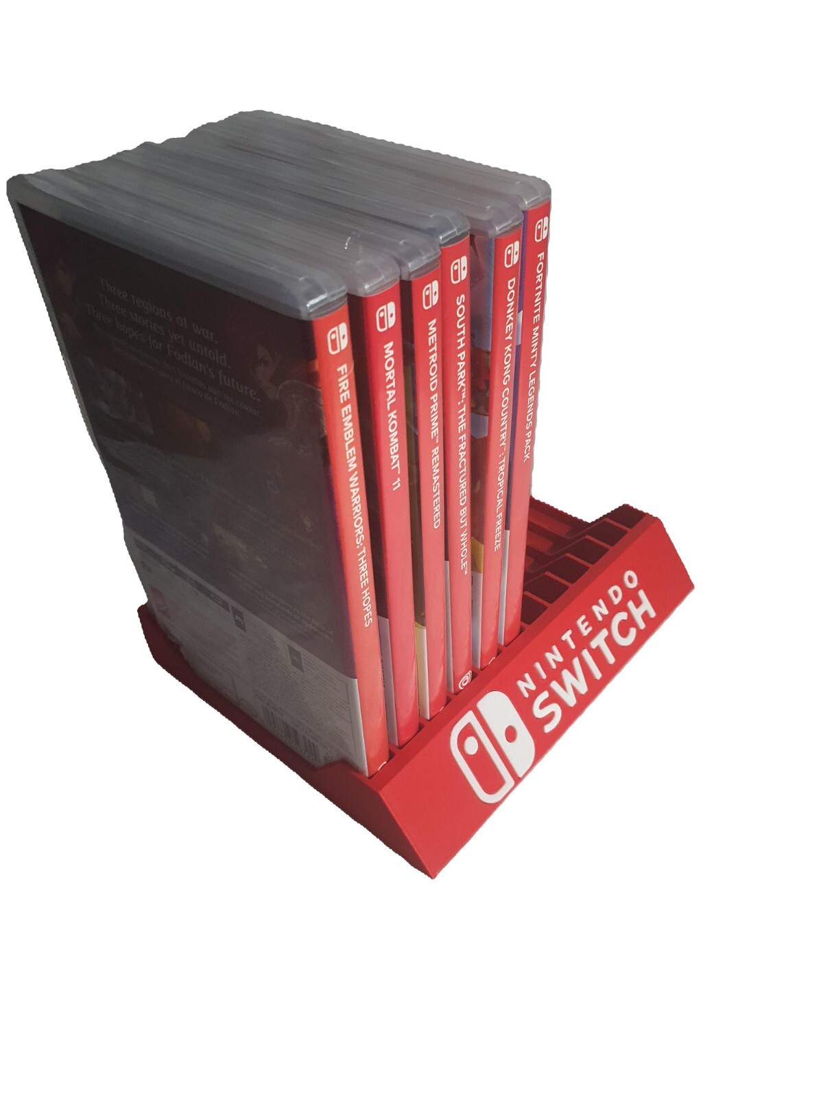 Nintendo Switch Game Case Holder Videogames Gameroom Storage Customize Colors