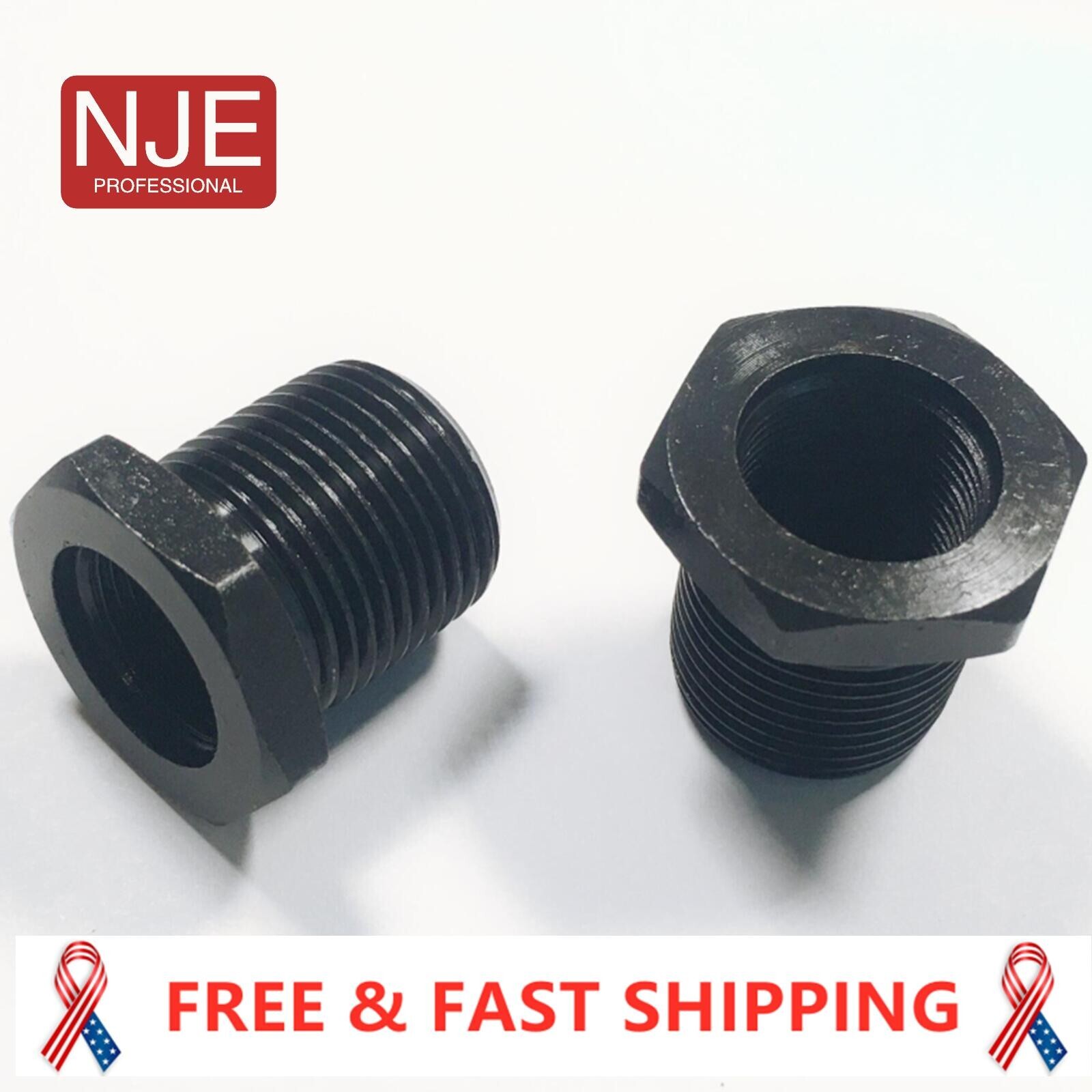 2 Pack Steel Thread Adapter Convert 5/8x24 to 13/16X16