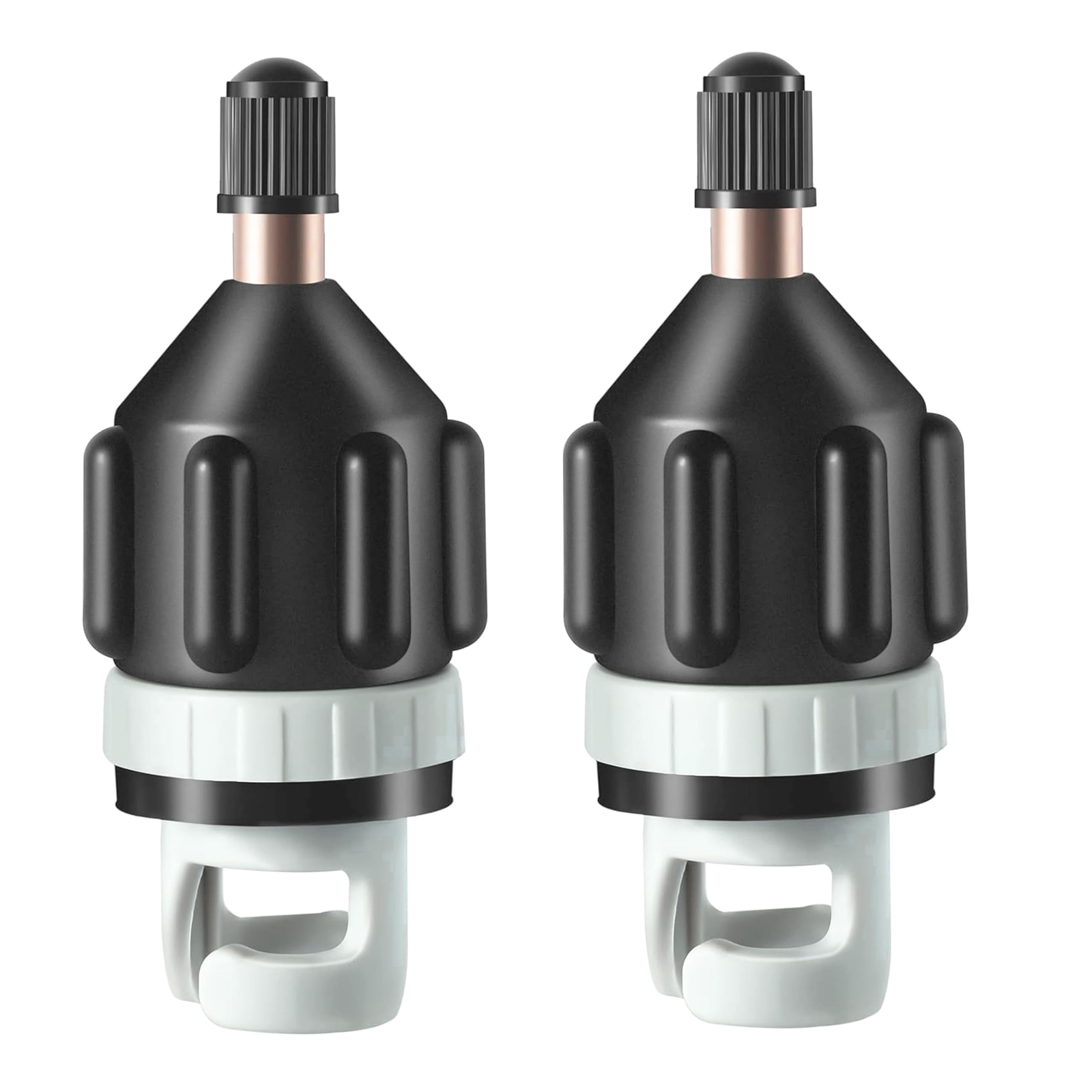 2-Pack Inflatable Boat SUP Pump Adaptor Air Pump Converter Standard Schrader ...