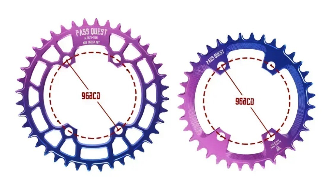 MTB Bike 96BCD Round Narrow Wide Chainring Cranks 10/11/12 Speed Ordinary Chains