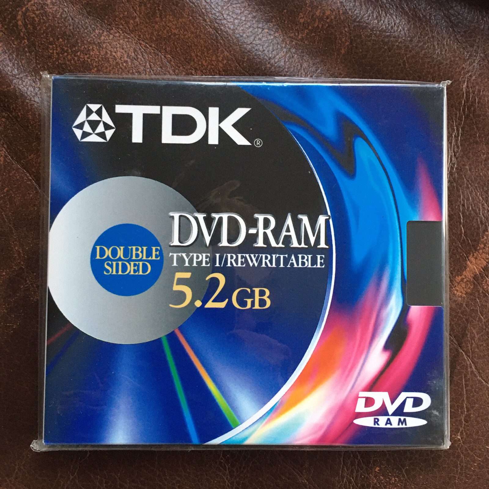 (4) TDK DVD-RAM 5.2Gb 52DY1 Double Side Type 1 REWRITABLE 5.25" DISK NOS SEALED