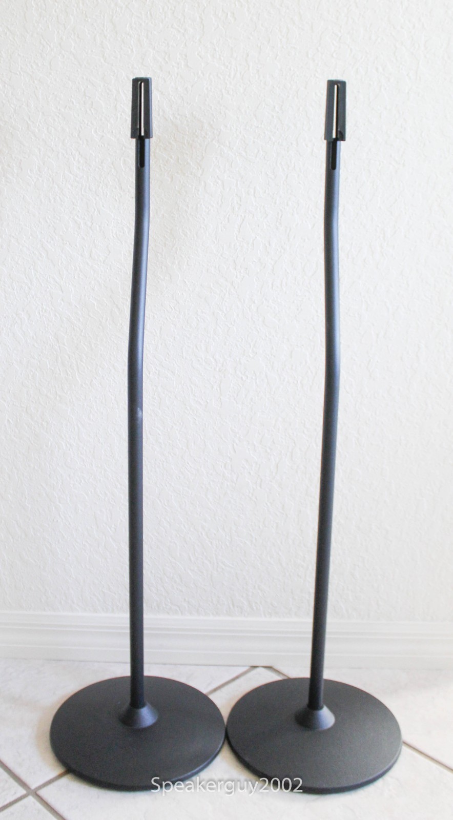 Pair of Black Canton LS80 Speaker Stands for XS X & XL Models