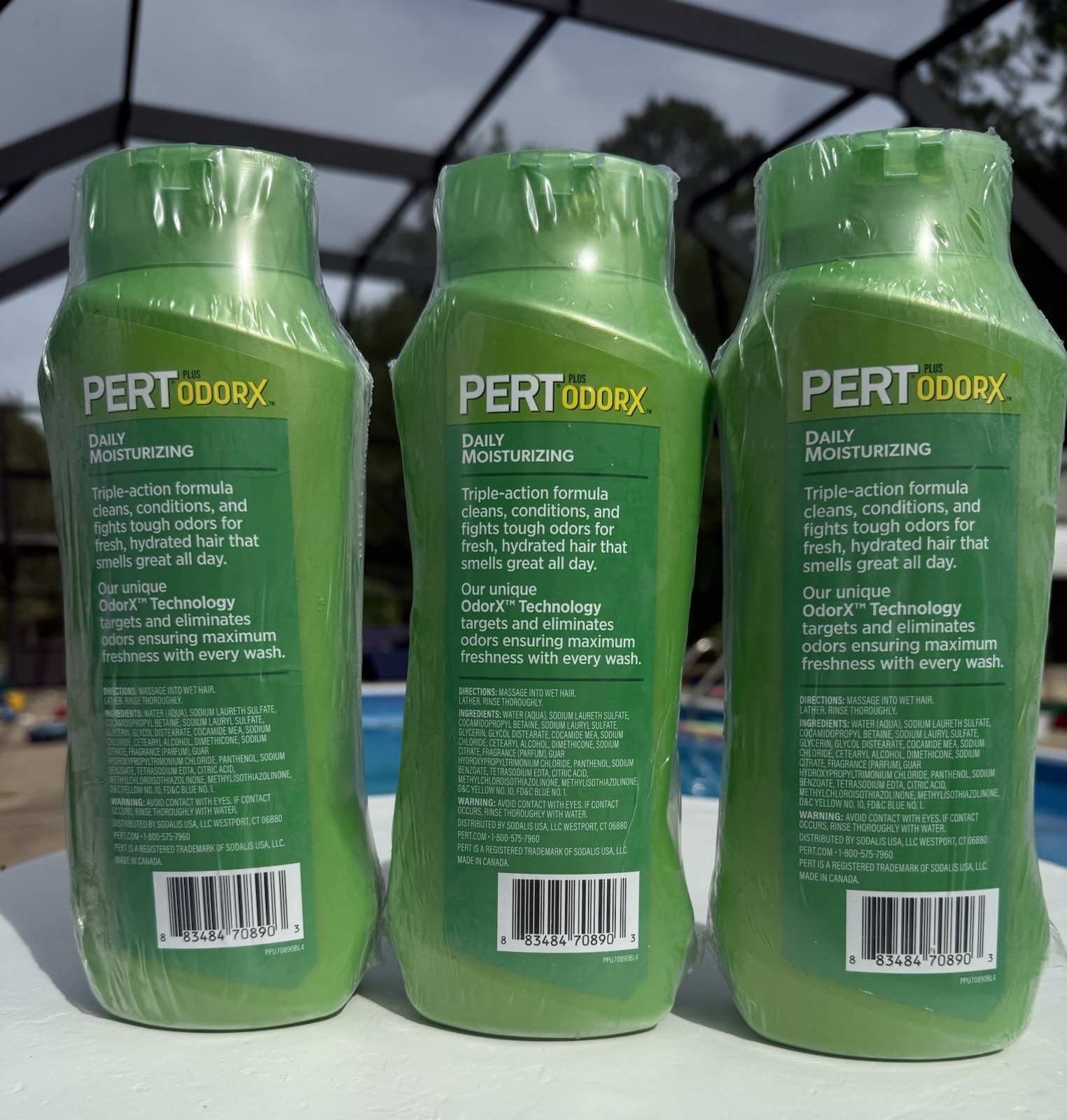 3 Pack Pert Plus Complete Clean 2 In 1 Shampoo & Conditioner 25.4 Oz Each