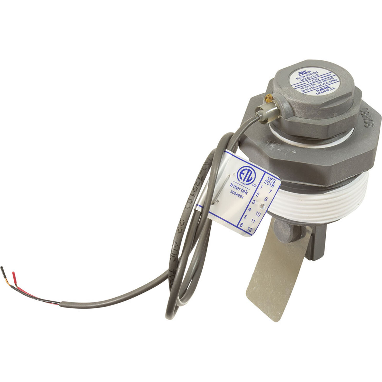 Flow Switch, Harwil Q10DS Dimension 1