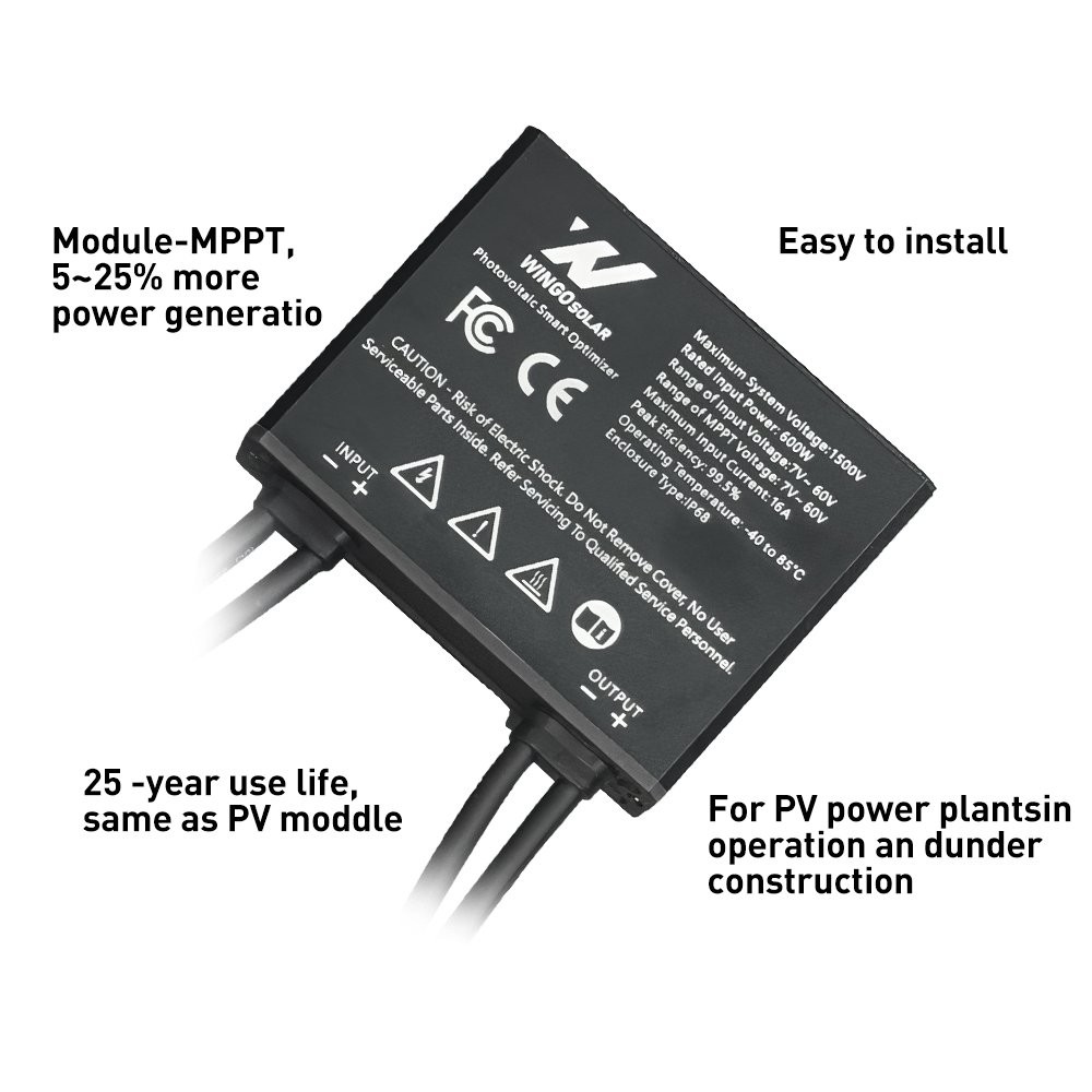 For SolarEdge Solar Power Optimizer Embedded Module Level PV Function Optimizer