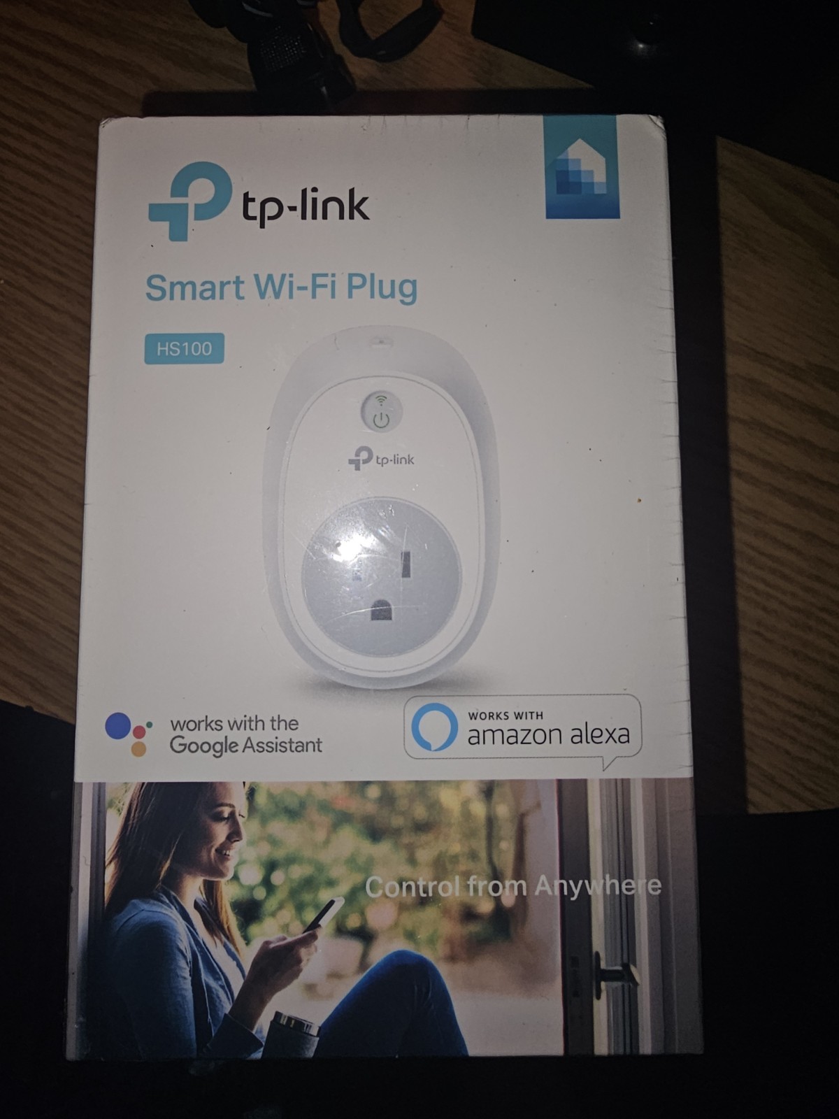 TP-Link Kasa Smart HS100 WiFi Smart Plug, Classic 1-Pack White - Factory Sealed