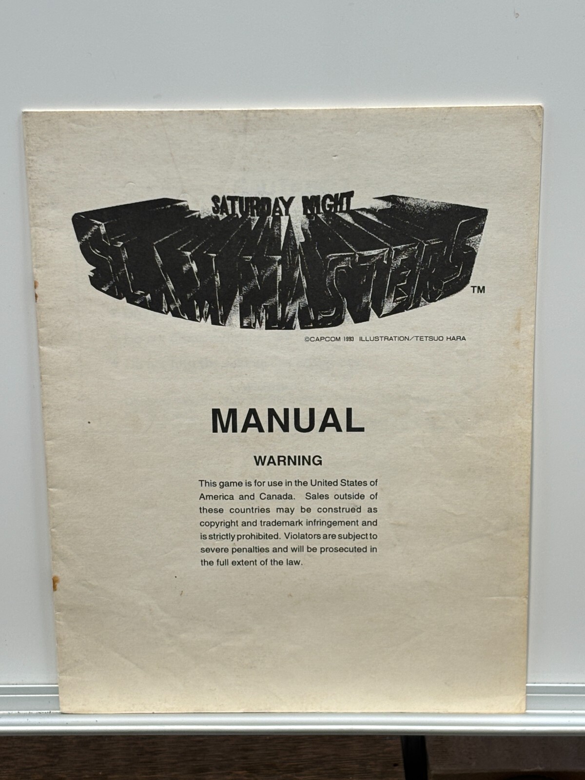 ORIGINAL-SATURDAY NIGHT SLAM MASTERS-MANUAL