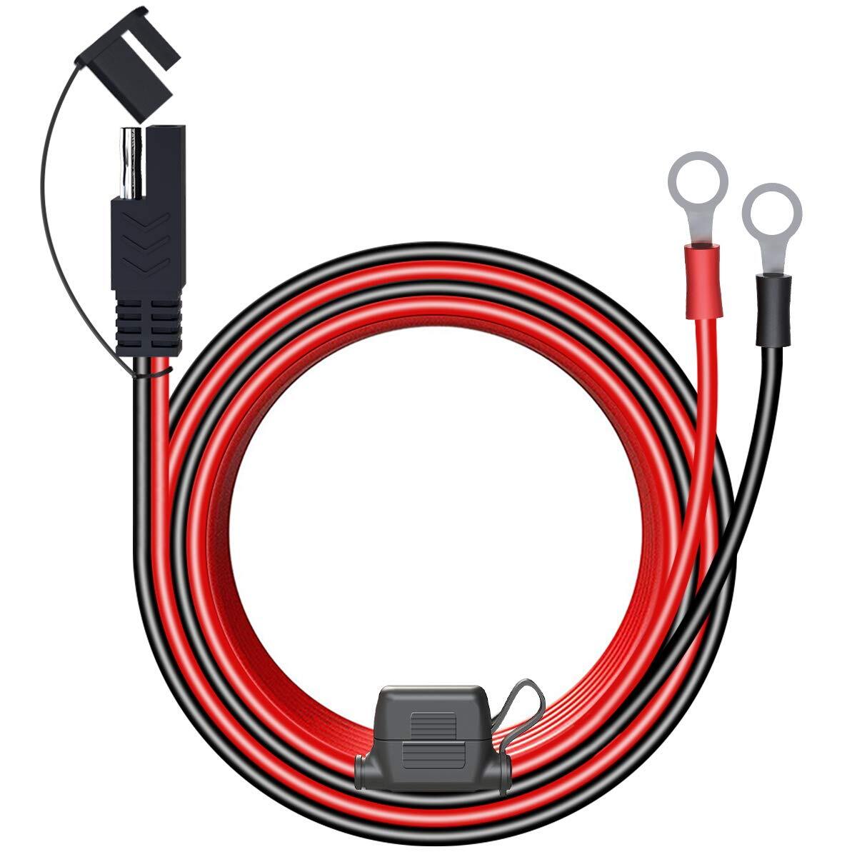 Lst 6ft 12v Ring Terminal Sae To O Ring Connecters Extension Cord Cable Connecto