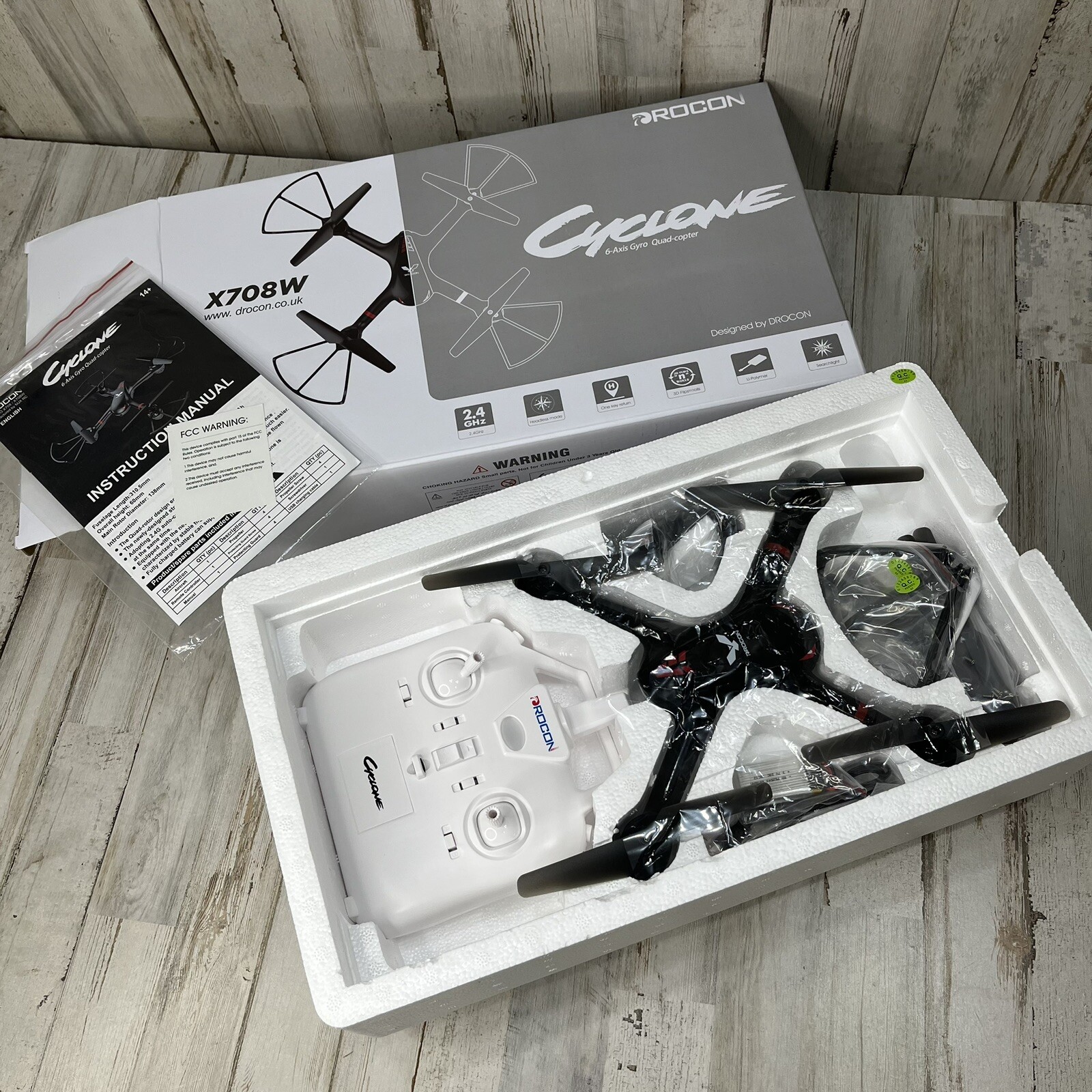 Drocon Cyclone X708W Drone For Beginners/Training Quadcopter Headless Mode   OSR