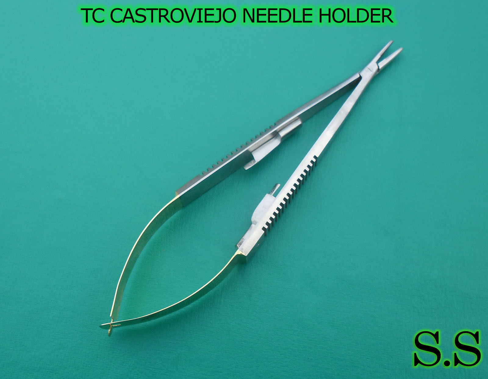 TC CASTROVIEJO NEEDLE HOLDER 7" ST SURGICAL INSTRUMENTS