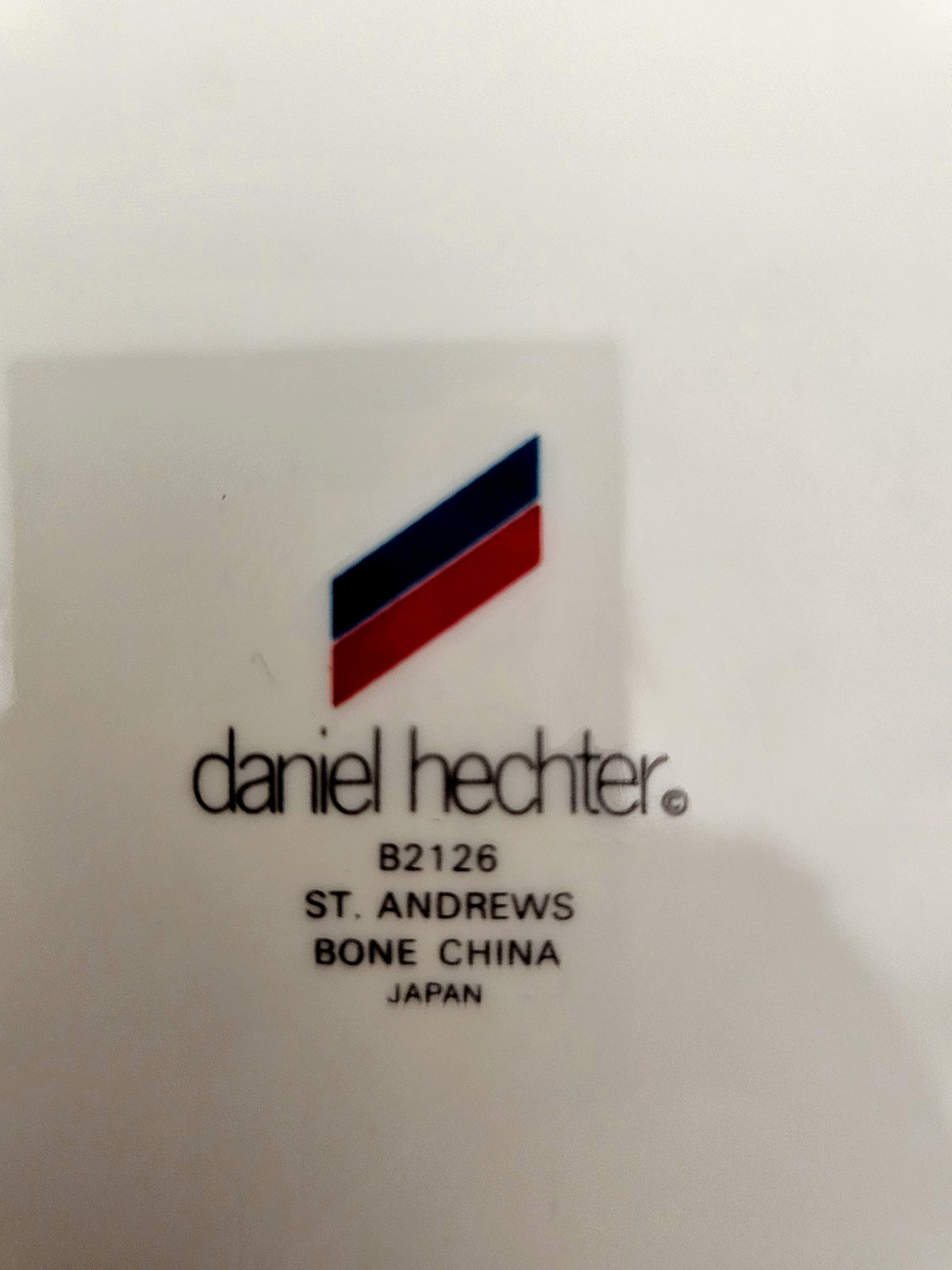 VTG Daniel Hechter St Andrews Bone China Golfer Rectangular Dish/Trinket Tray