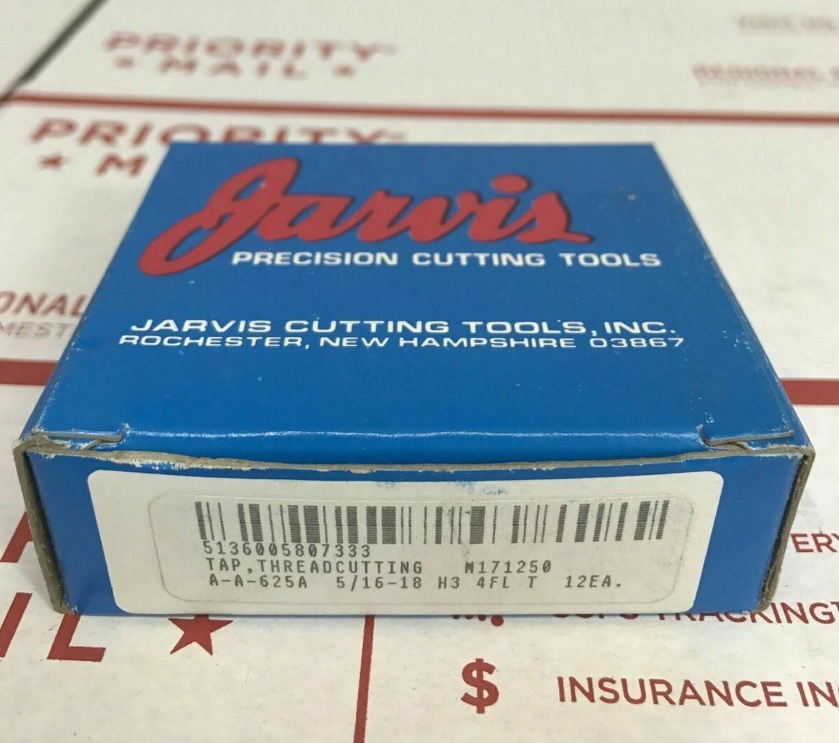 Jarvis HS 5/16 18 NC GH3 Thread Cutting Tap A-A-625A