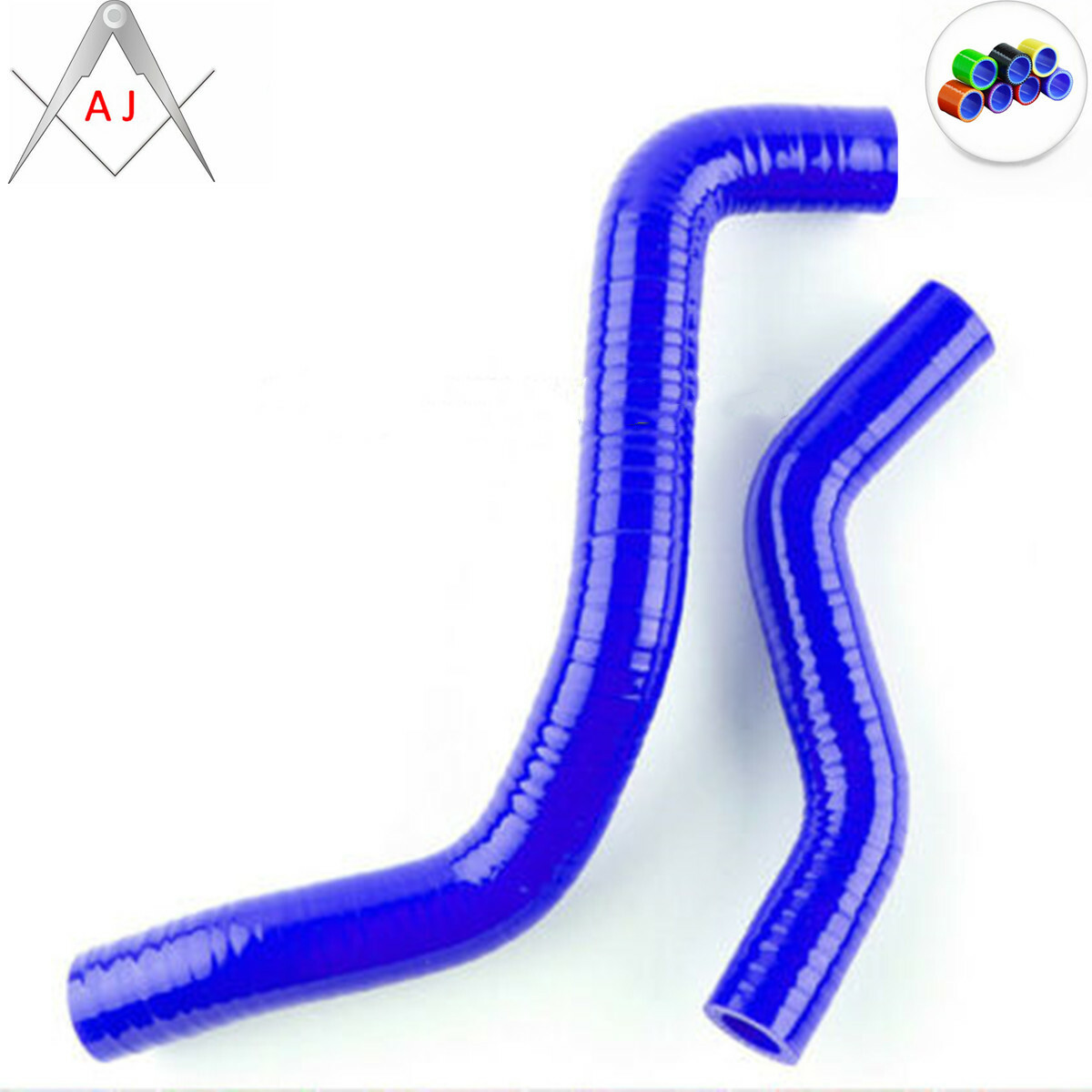Blue For HONDA CR 250 1997 1998 1999 Silicone Radiator Coolant 3-ply Hoses Kit