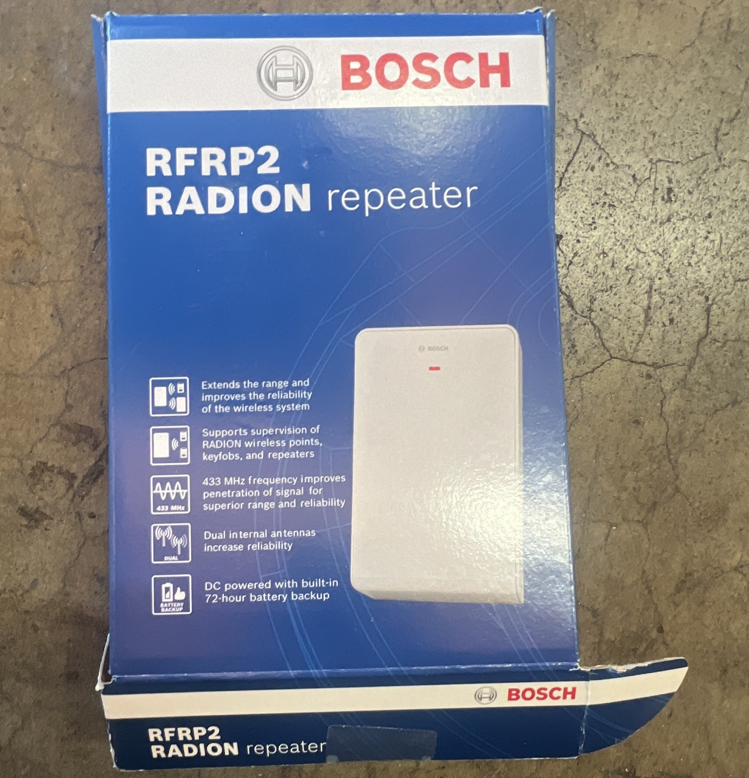 Bosch RFRP2 RADION RFRP2 Wireless Signal Repeater Alarm System Repeater