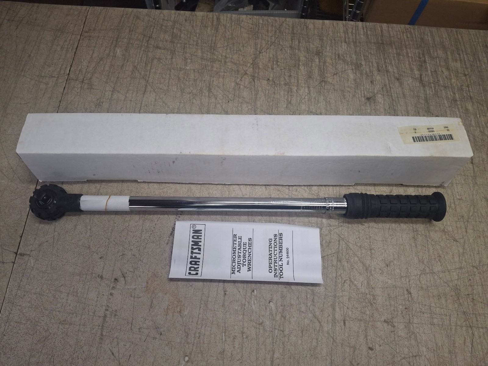 Craftsman 1/2” Inch Adjusting Micrometer Micro Adjust Torque Wrench 0- 250 Lbs