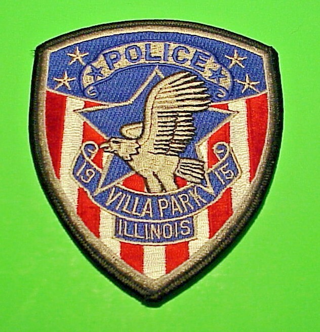 VILLA PARK  ILLINOIS  IL  5"  POLICE PATCH  FREE SHIPPING!