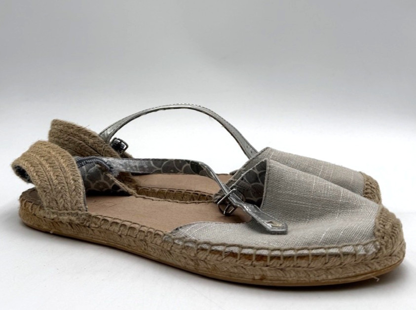 Sperry HOPE SILVER SPARKLE Women's NWD Slip On Silver US Size 10 M